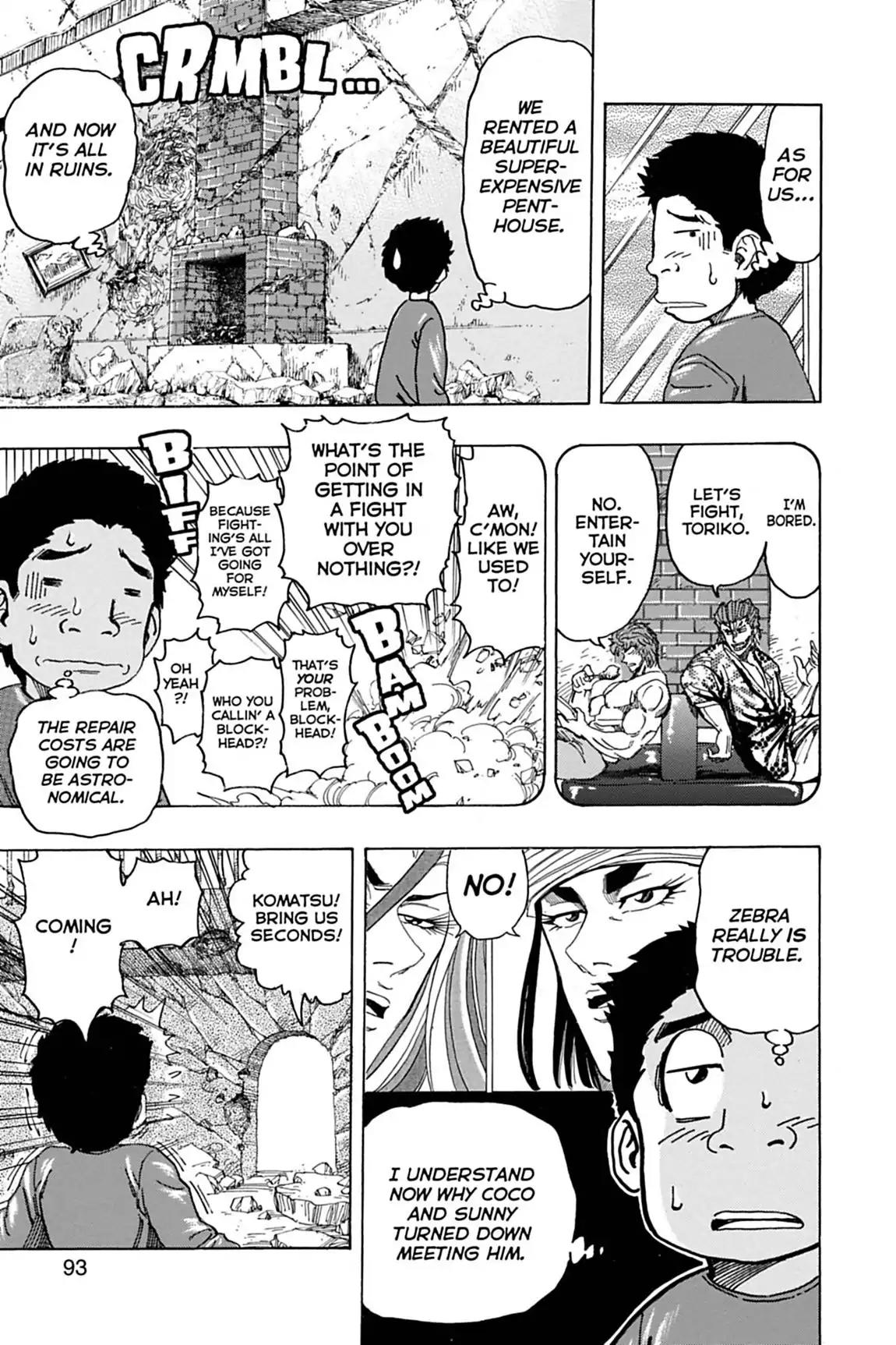 Toriko Chapter 129 page 5 - Chapter 129: Vol.15 Gourmet 129: Zebra's Crime!!