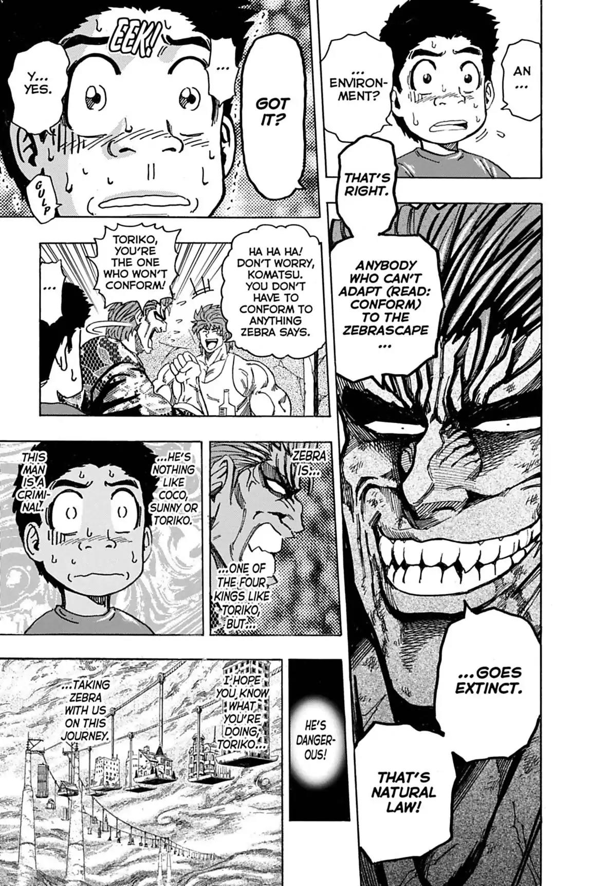 Toriko Chapter 129 page 7 - Chapter 129: Vol.15 Gourmet 129: Zebra's Crime!!