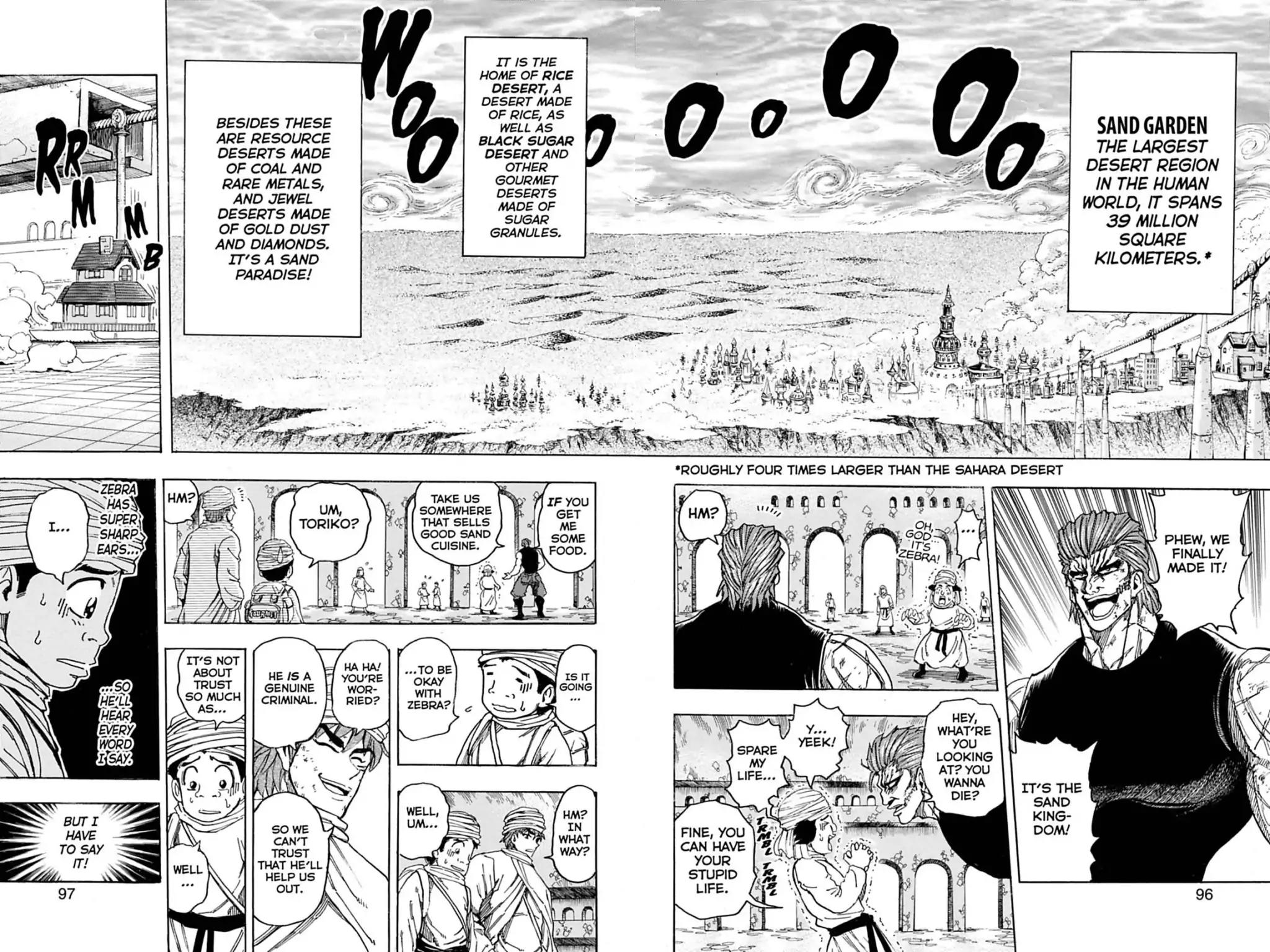 Toriko Chapter 129 page 8 - Chapter 129: Vol.15 Gourmet 129: Zebra's Crime!!