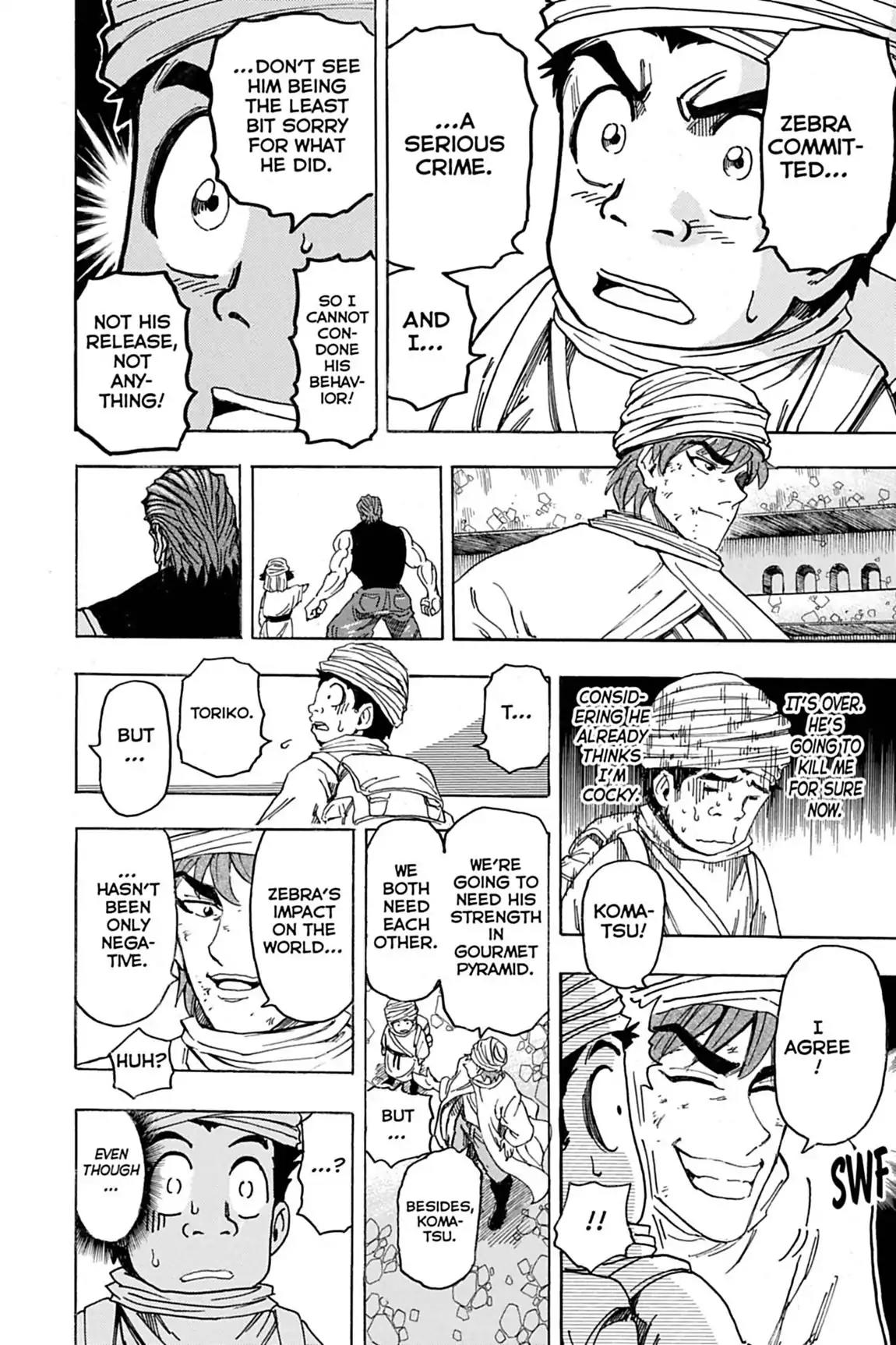 Toriko Chapter 129 page 9 - Chapter 129: Vol.15 Gourmet 129: Zebra's Crime!!