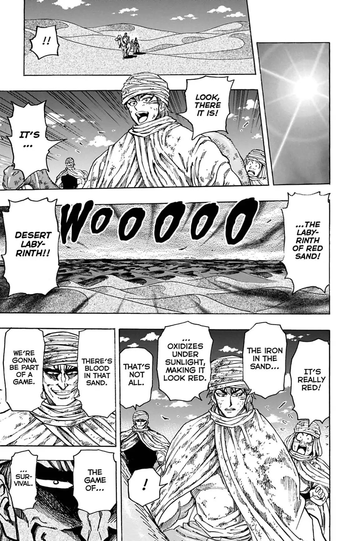 Toriko Chapter 130 page 13 - Chapter 130: Vol.15 Gourmet 130: World of Sand!!