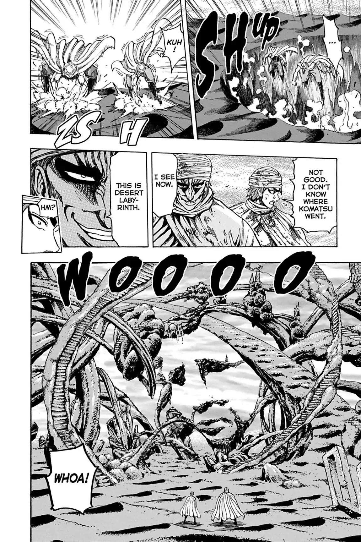 Toriko Chapter 130 page 16 - Chapter 130: Vol.15 Gourmet 130: World of Sand!!