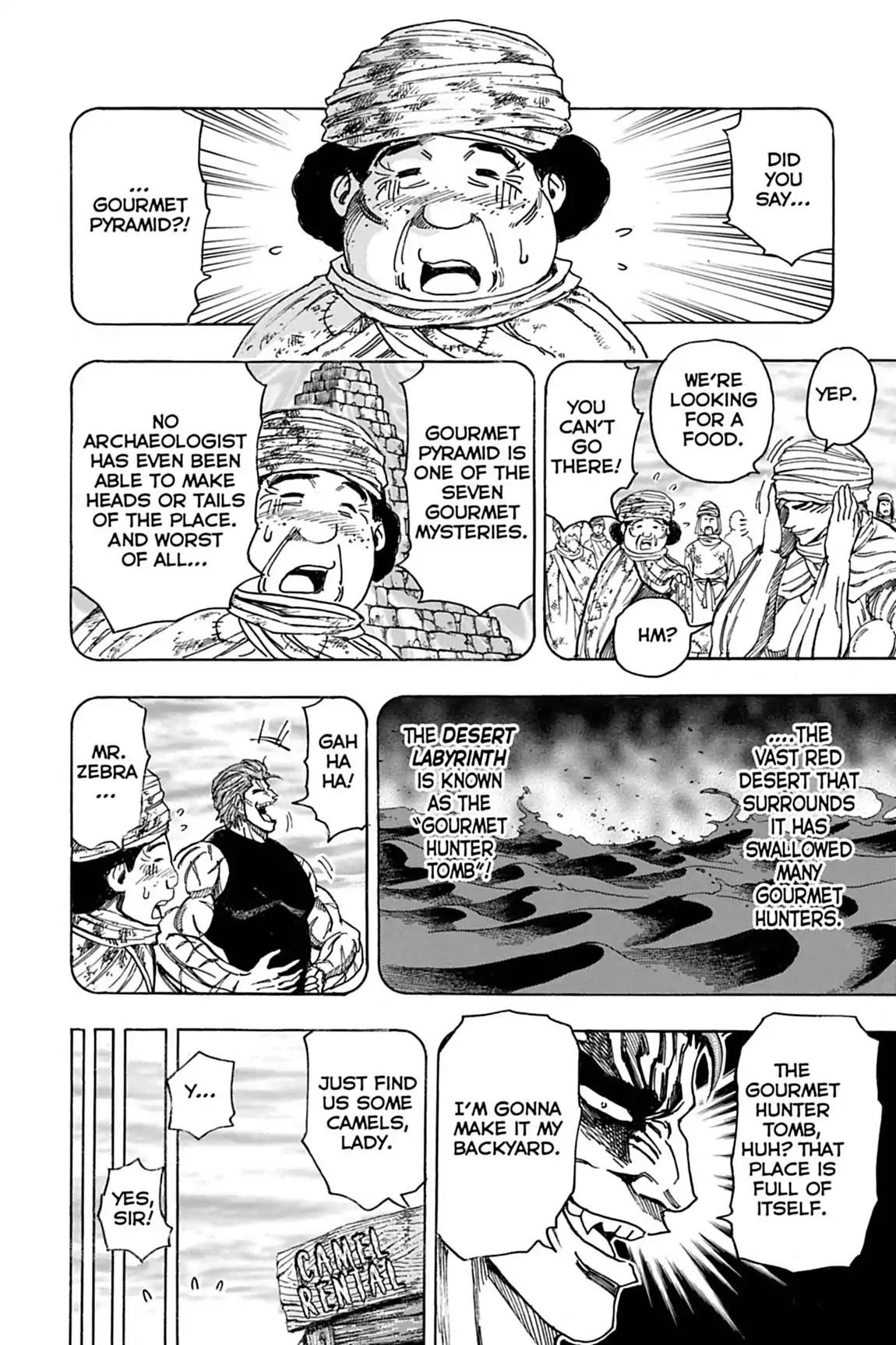 Toriko Chapter 130 page 5 - Chapter 130: Vol.15 Gourmet 130: World of Sand!!