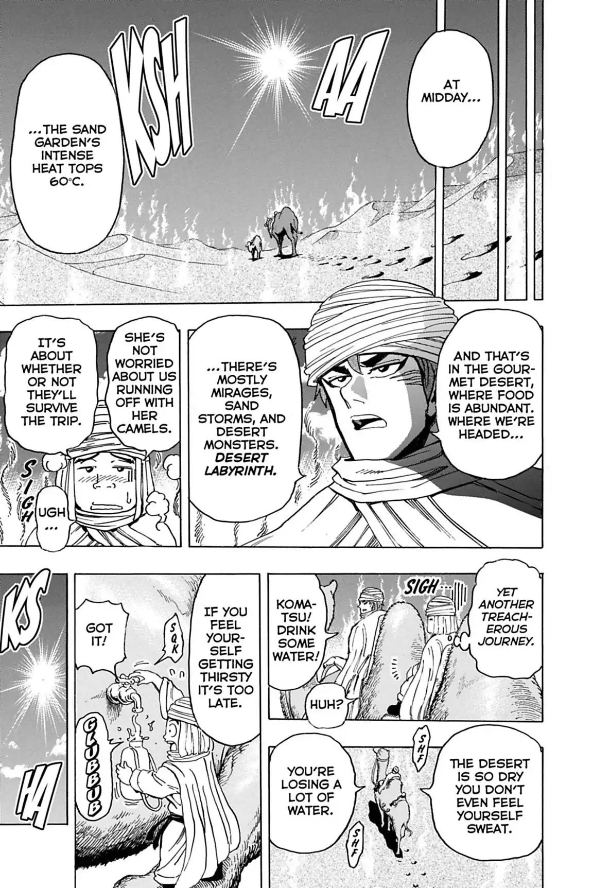 Toriko Chapter 130 page 6 - Chapter 130: Vol.15 Gourmet 130: World of Sand!!