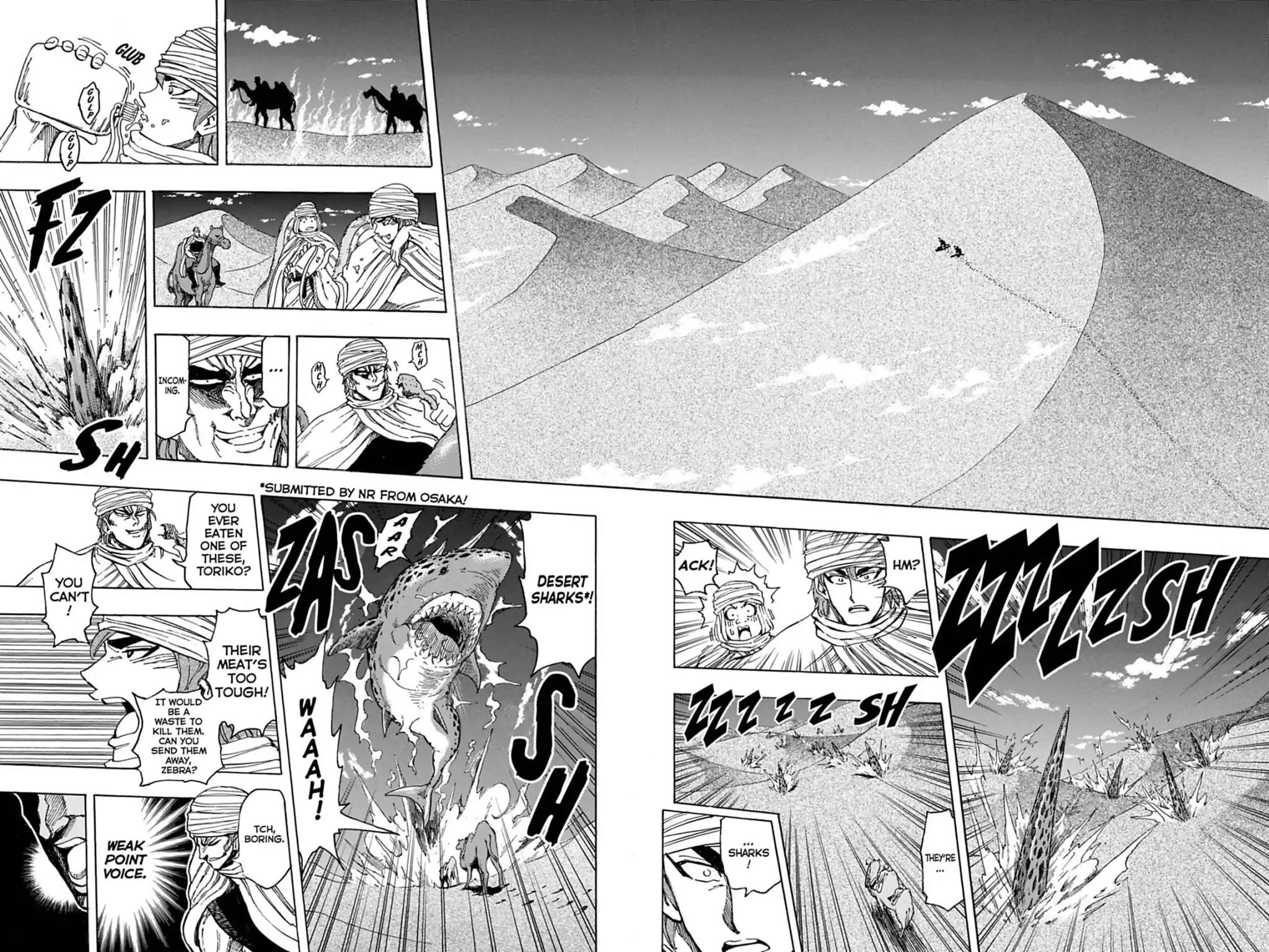 Toriko Chapter 130 page 7 - Chapter 130: Vol.15 Gourmet 130: World of Sand!!