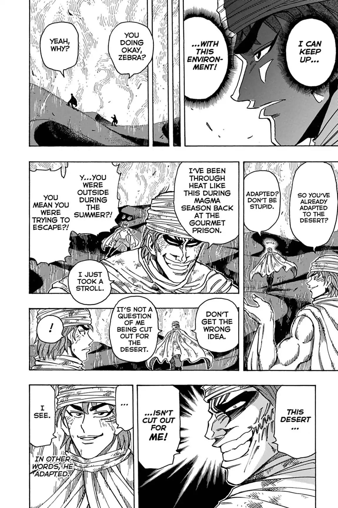 Toriko Chapter 131 page 16 - Chapter 131: Vol.15 Gourmet 131: Desert Labyrinth!!
