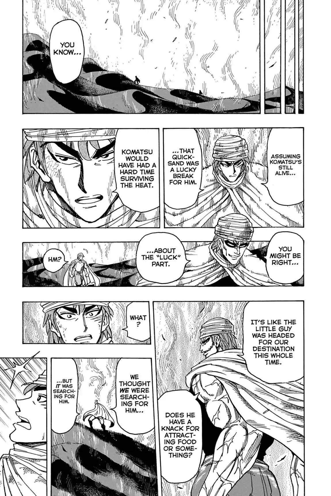 Toriko Chapter 131 page 17 - Chapter 131: Vol.15 Gourmet 131: Desert Labyrinth!!