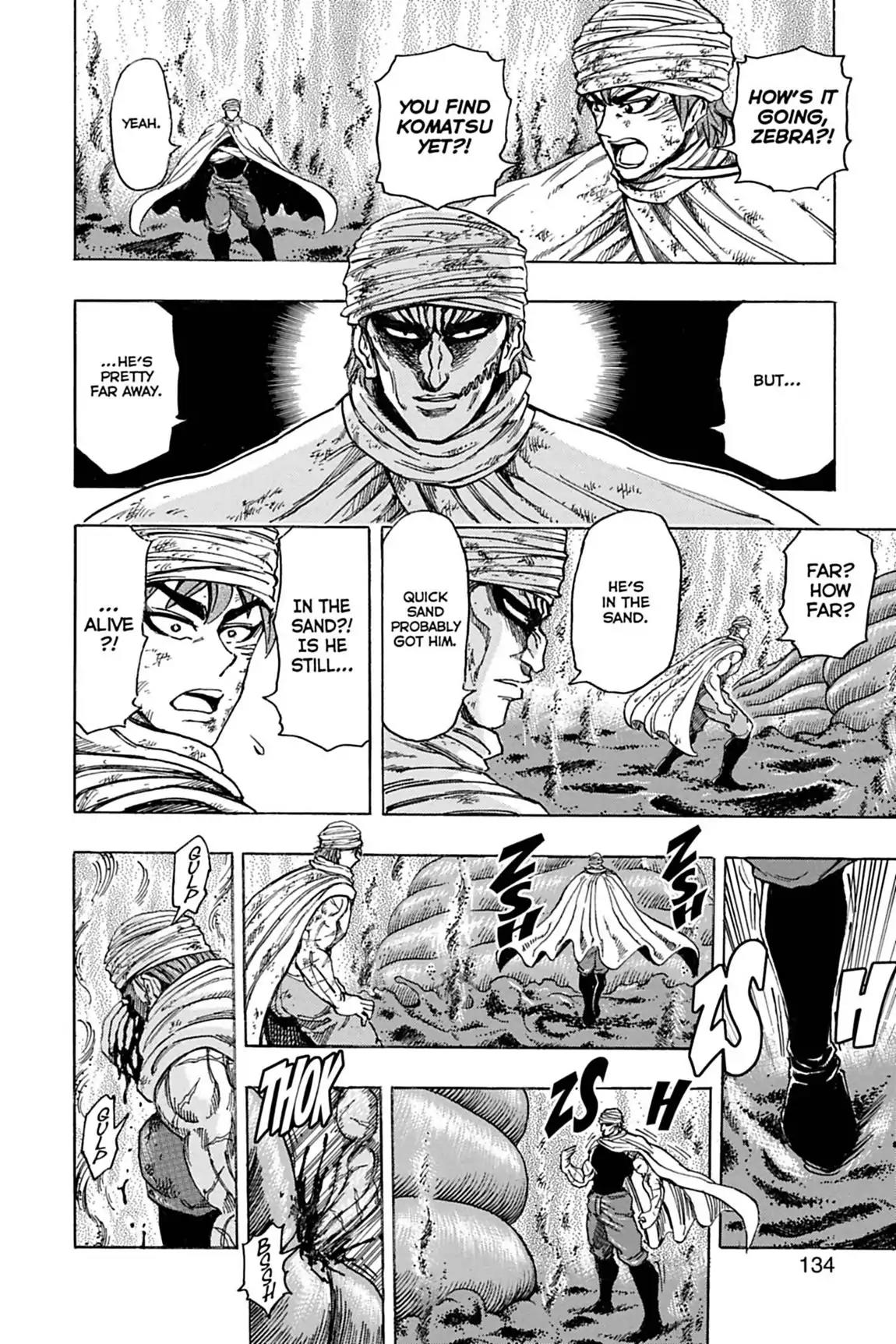 Toriko Chapter 131 page 8 - Chapter 131: Vol.15 Gourmet 131: Desert Labyrinth!!