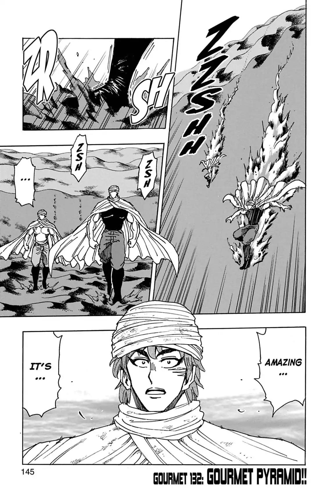 Toriko Chapter 132 page 1 - Chapter 132: Vol.15 Gourmet 132: Gourmet Pyramid!!