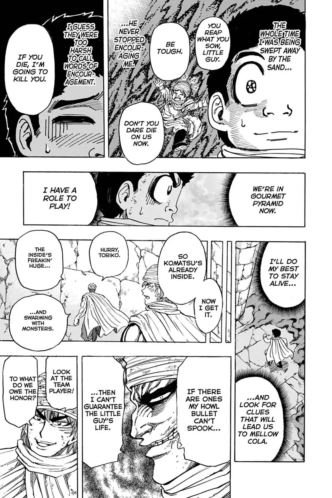 Toriko Chapter 132 page 10 - Chapter 132: Vol.15 Gourmet 132: Gourmet Pyramid!!