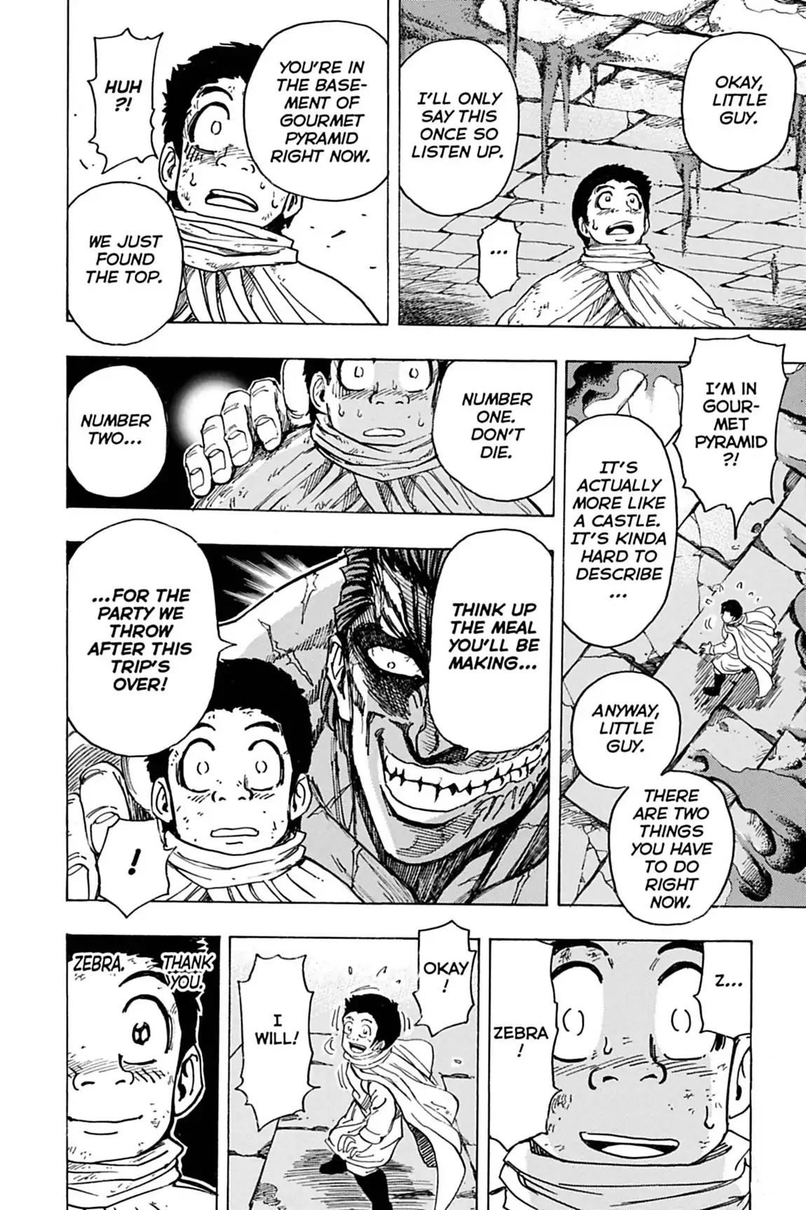 Toriko Chapter 132 page 9 - Chapter 132: Vol.15 Gourmet 132: Gourmet Pyramid!!