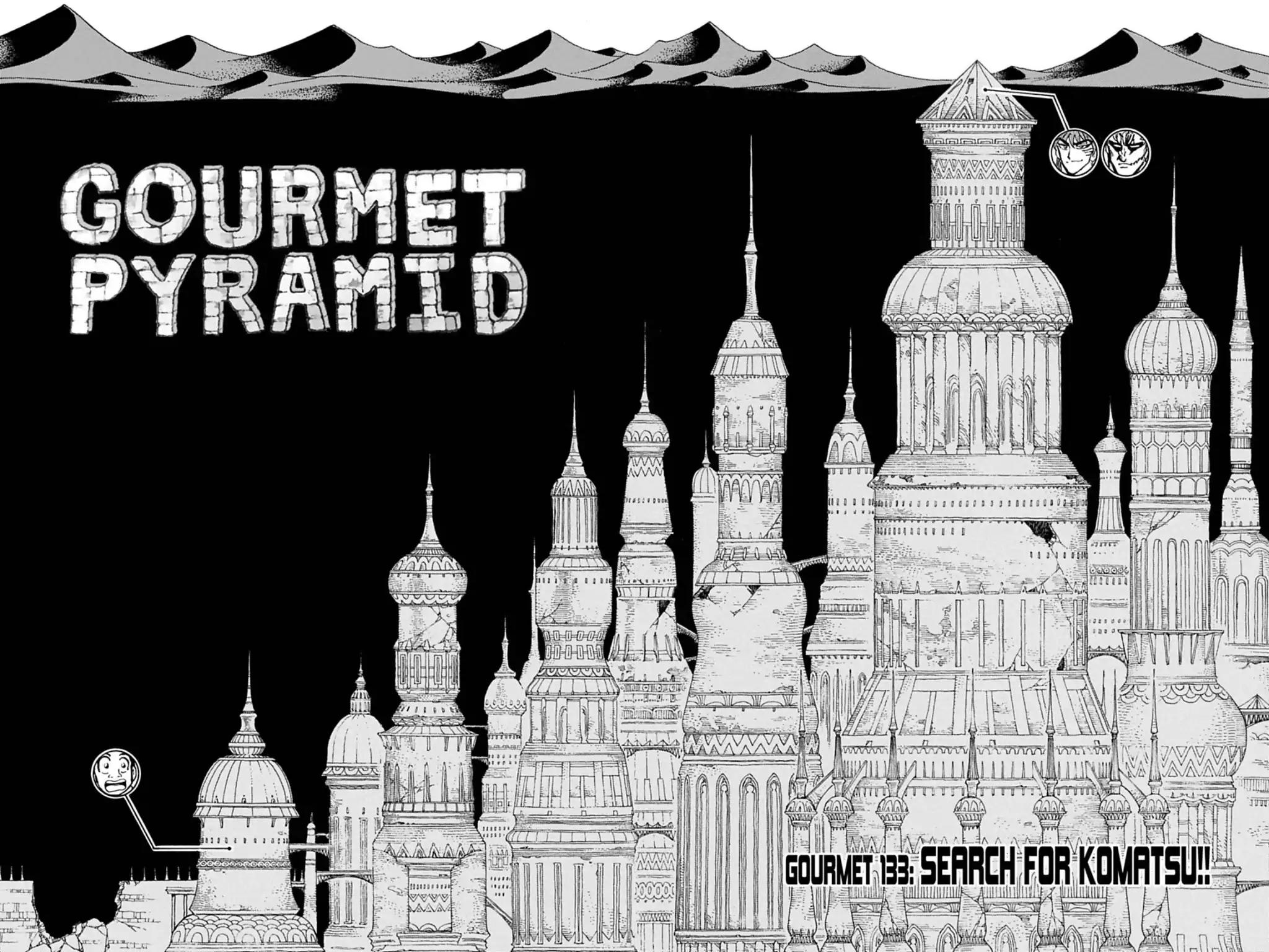 Toriko Chapter 133 page 4 - Chapter 133: Vol.15 Gourmet 133: Search for Komatsu!!