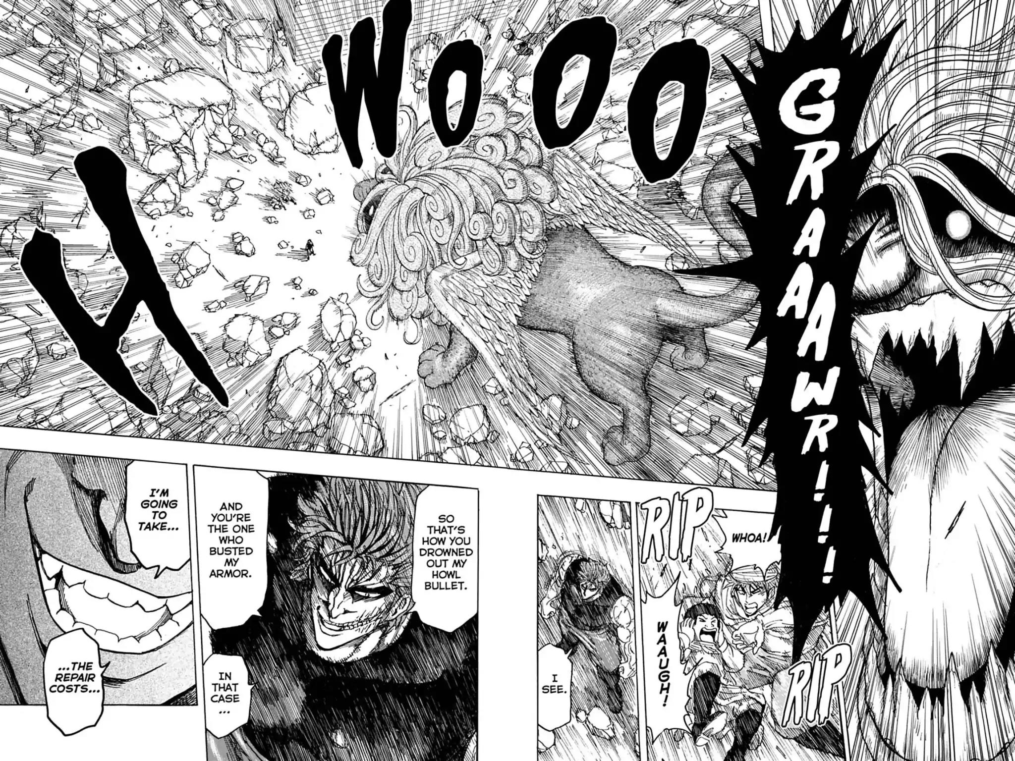 Toriko Chapter 136 page 11 - Chapter 136: Vol.16 Gourmet 136: Versus the Salamander Sphinx!!