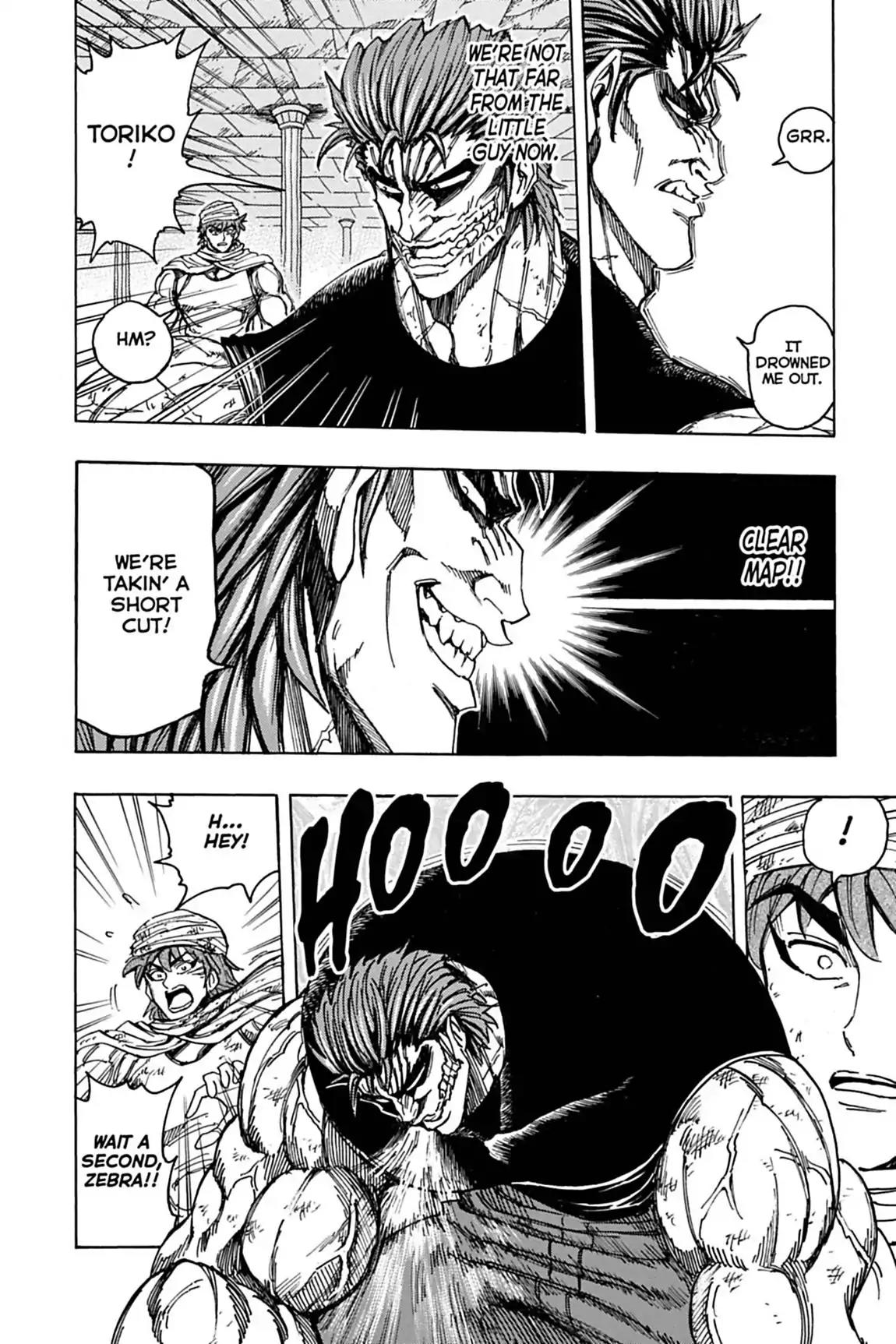 Toriko Chapter 136 page 5 - Chapter 136: Vol.16 Gourmet 136: Versus the Salamander Sphinx!!