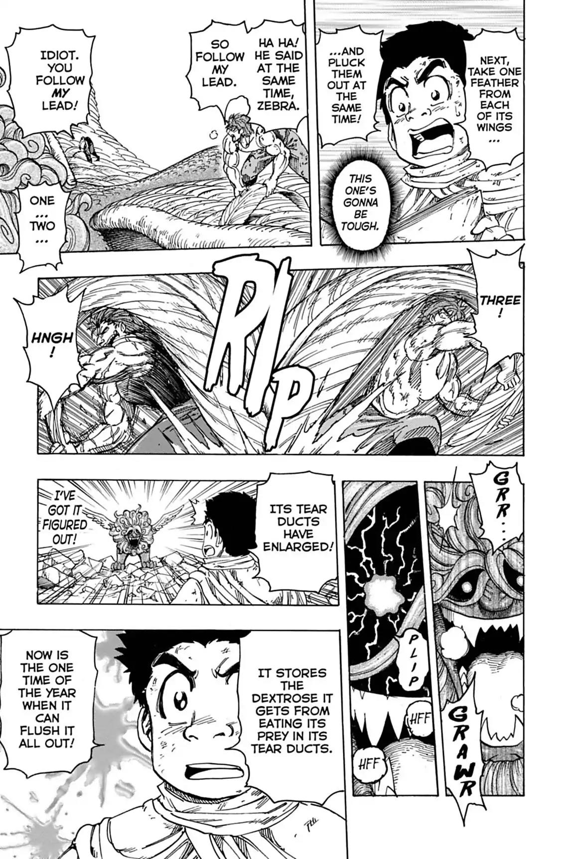 Toriko Chapter 138 page 15 - Chapter 138: Vol.16 Gourmet 138: Preparing Mellow Cola!!
