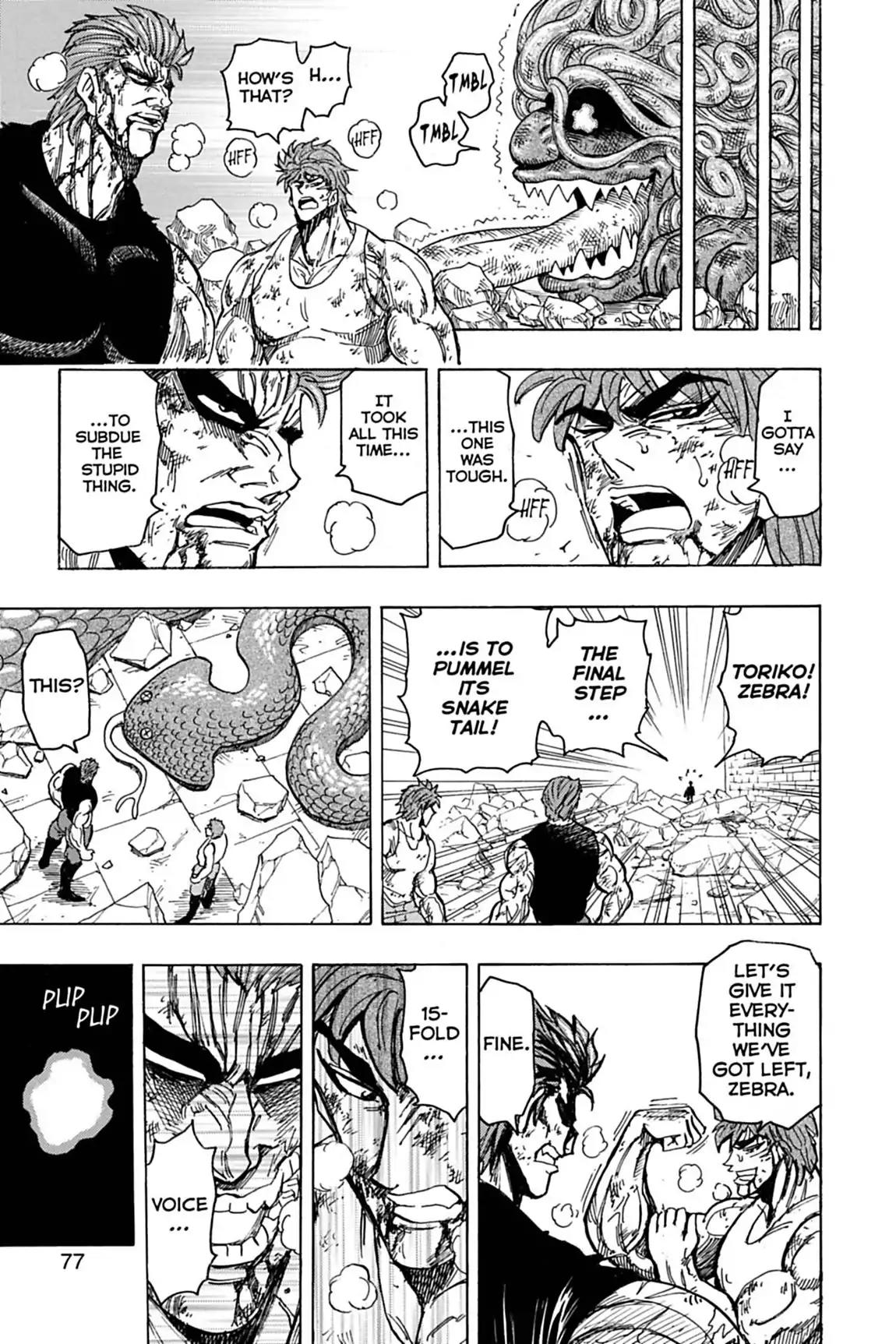 Toriko Chapter 138 page 17 - Chapter 138: Vol.16 Gourmet 138: Preparing Mellow Cola!!