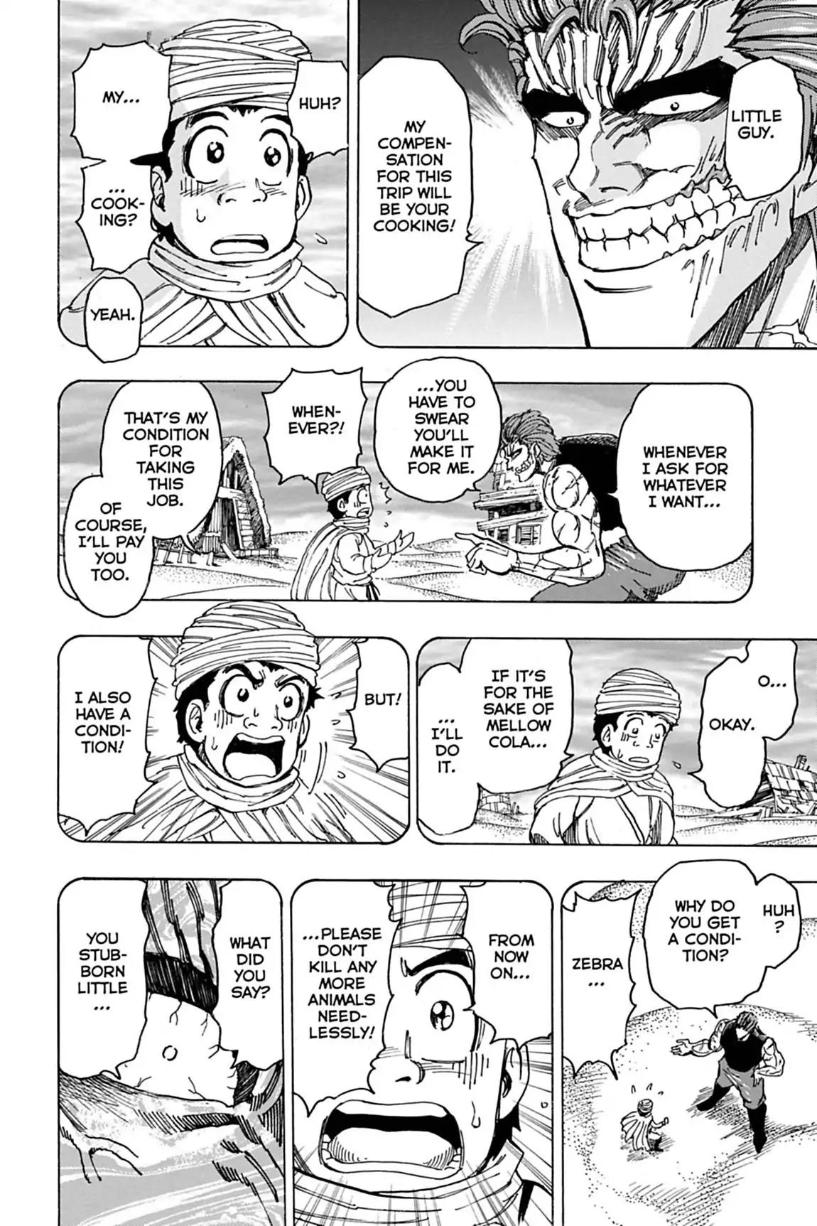 Toriko Chapter 139 page 10 - Chapter 139: Vol.16 Gourmet 139: Zebra's Conditions!!