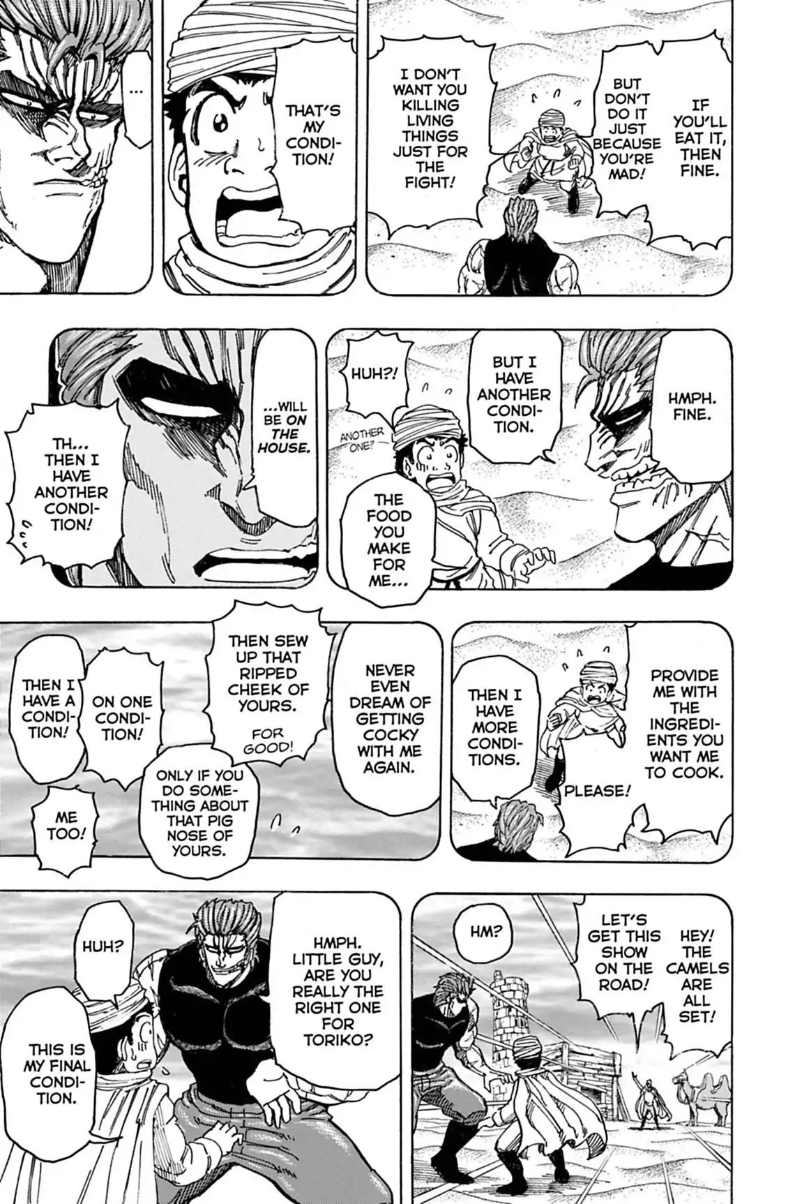 Toriko Chapter 139 page 11 - Chapter 139: Vol.16 Gourmet 139: Zebra's Conditions!!