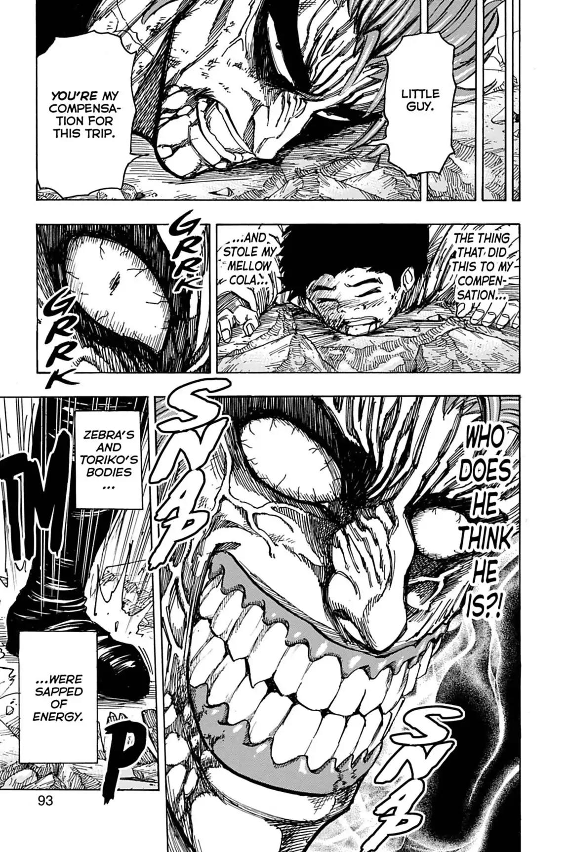 Toriko Chapter 139 page 13 - Chapter 139: Vol.16 Gourmet 139: Zebra's Conditions!!