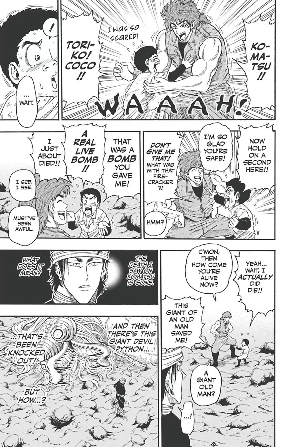 Toriko Chapter 14 page 14 - Chapter 14: Vol.2 Gourmet 14: Komatsu's Death?!
