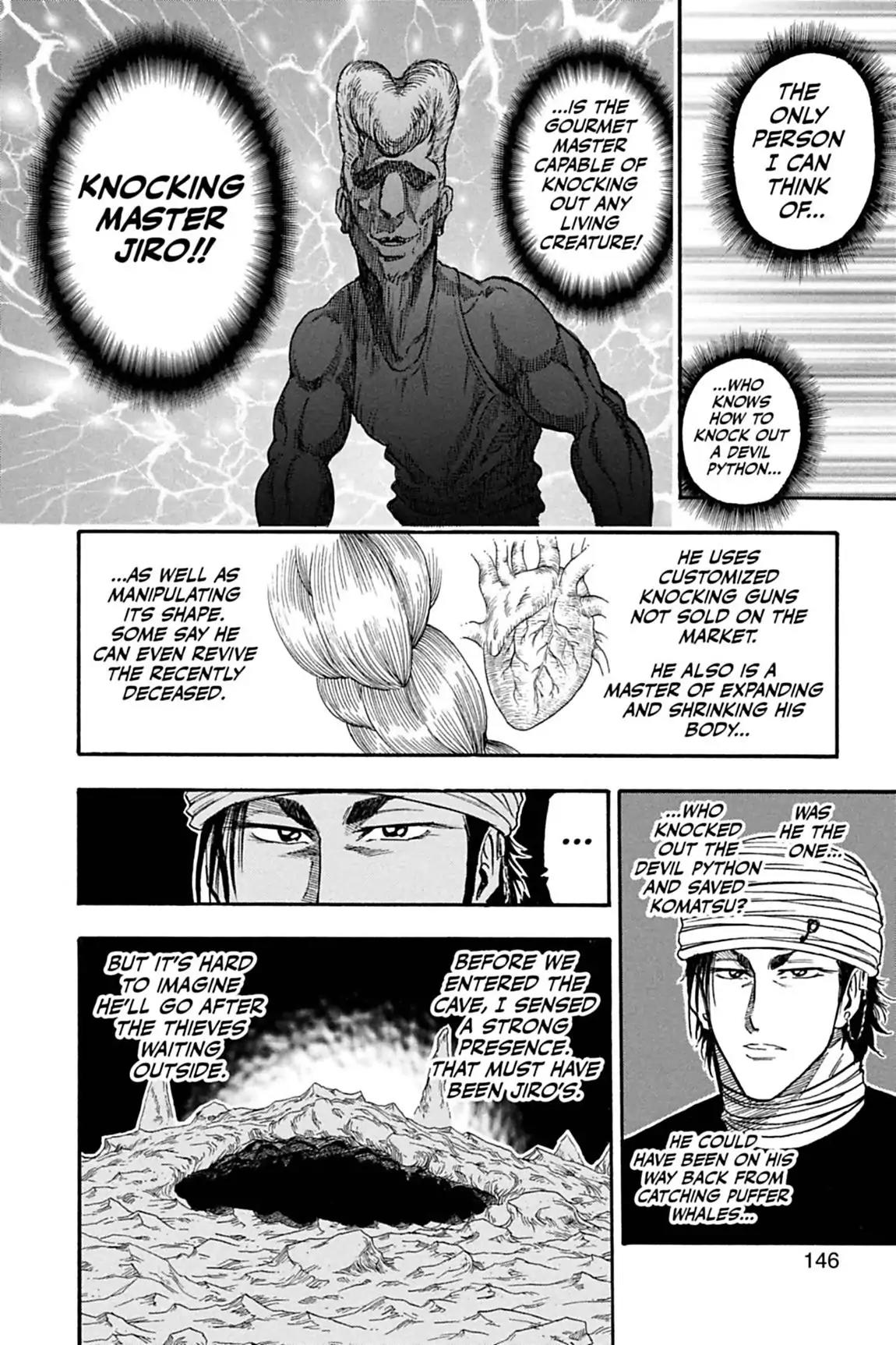 Toriko Chapter 14 page 15 - Chapter 14: Vol.2 Gourmet 14: Komatsu's Death?!