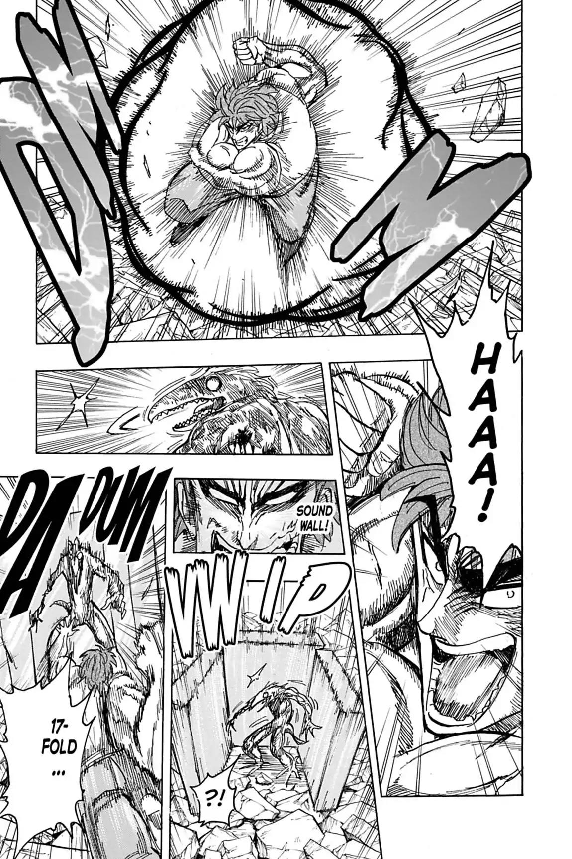 Toriko Chapter 140 page 17 - Chapter 140: Vol.16 Gourmet 140: Combo Attack!!