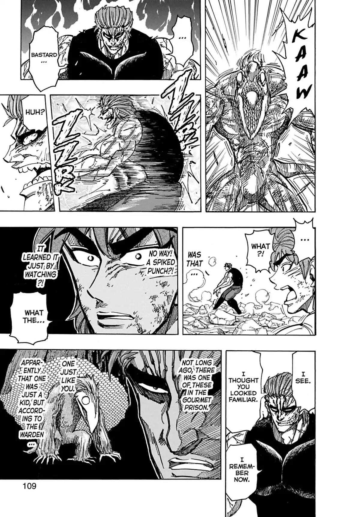Toriko Chapter 140 page 9 - Chapter 140: Vol.16 Gourmet 140: Combo Attack!!