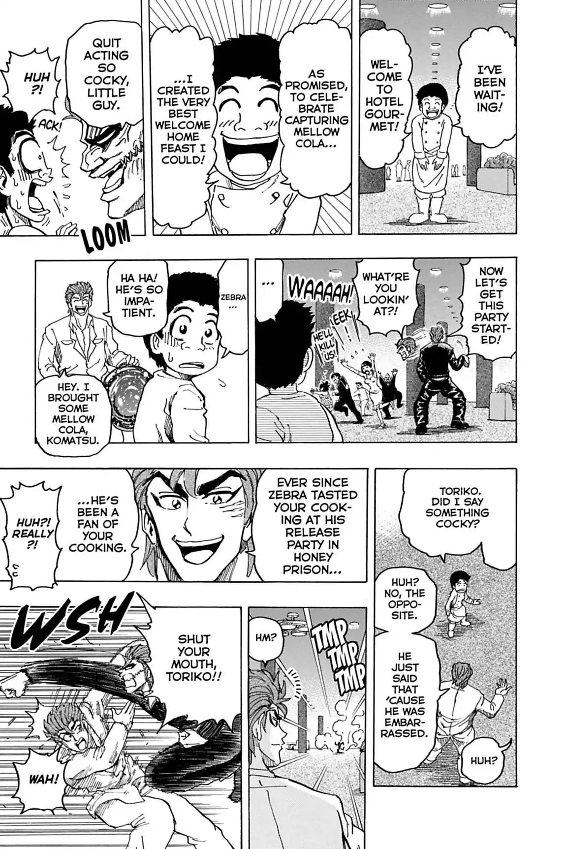 Toriko Chapter 142 page 15 - Chapter 142: Vol.16 Gourmet 142: Partnership Conditions!!