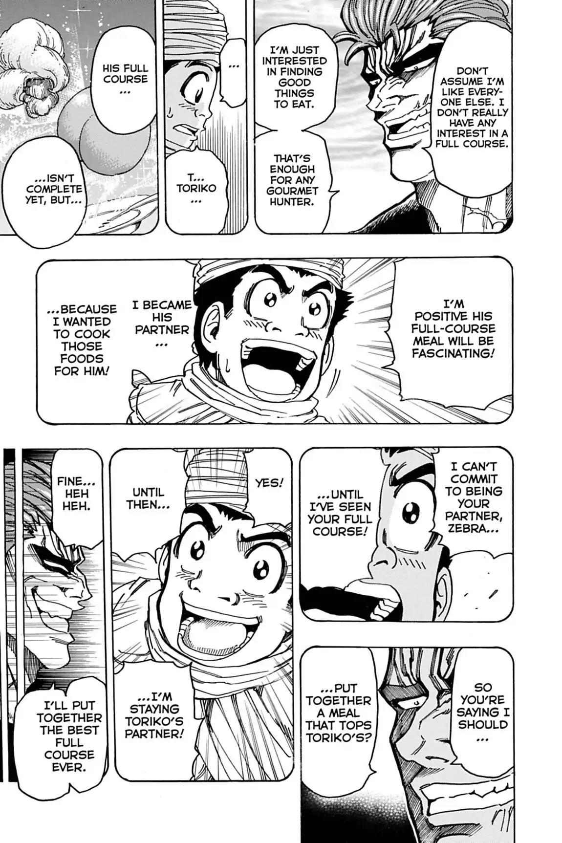 Toriko Chapter 142 page 5 - Chapter 142: Vol.16 Gourmet 142: Partnership Conditions!!