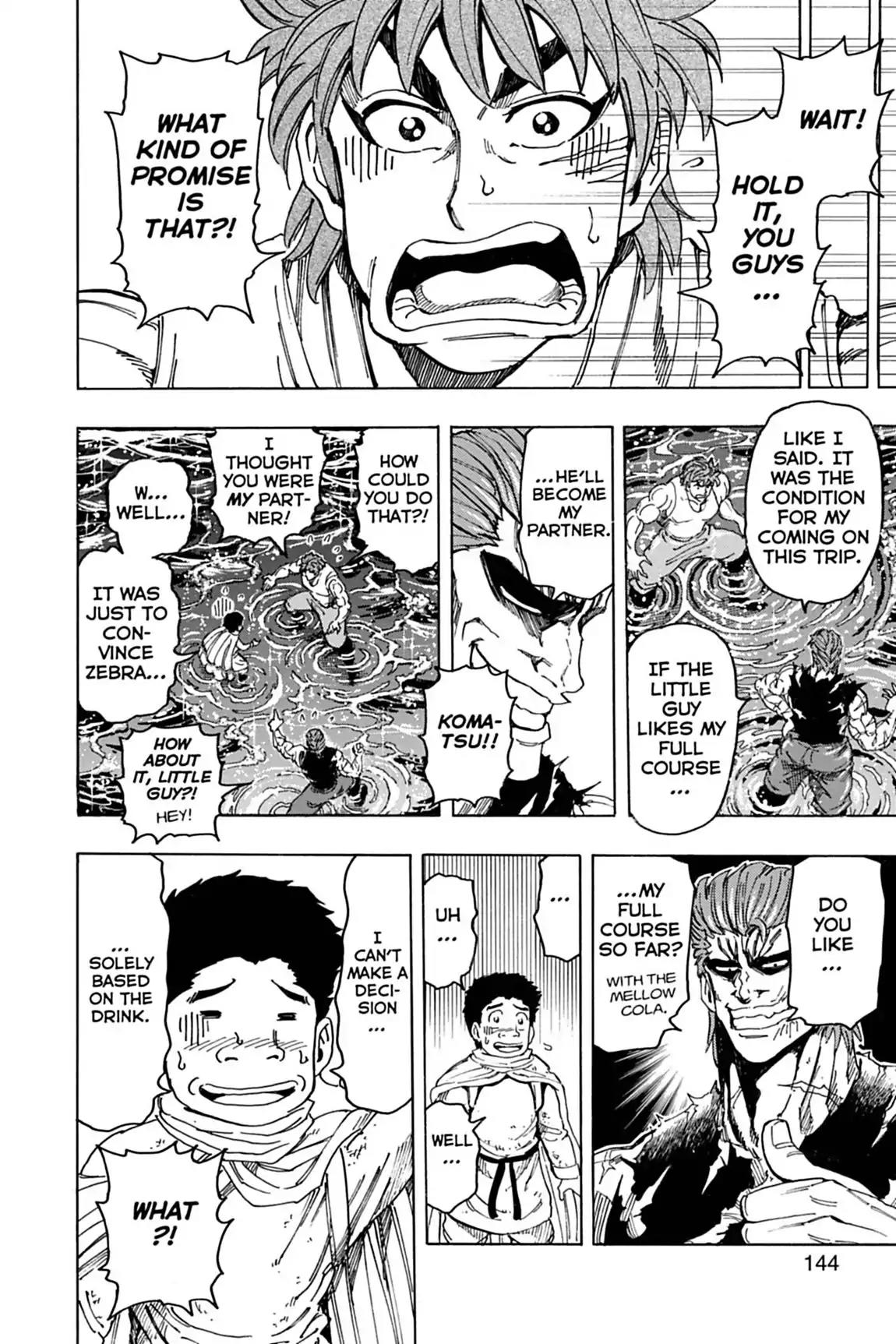 Toriko Chapter 142 page 6 - Chapter 142: Vol.16 Gourmet 142: Partnership Conditions!!