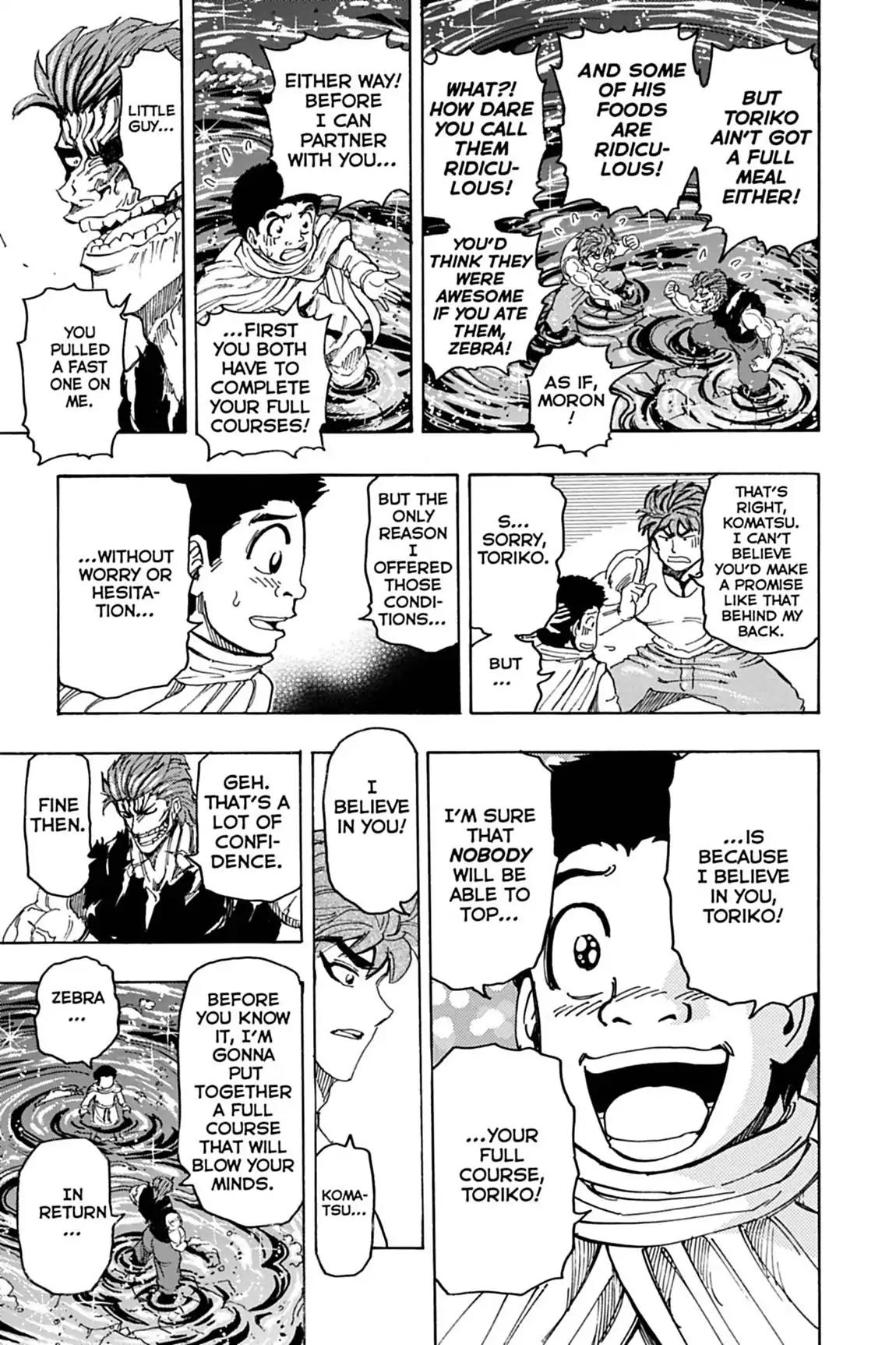 Toriko Chapter 142 page 7 - Chapter 142: Vol.16 Gourmet 142: Partnership Conditions!!