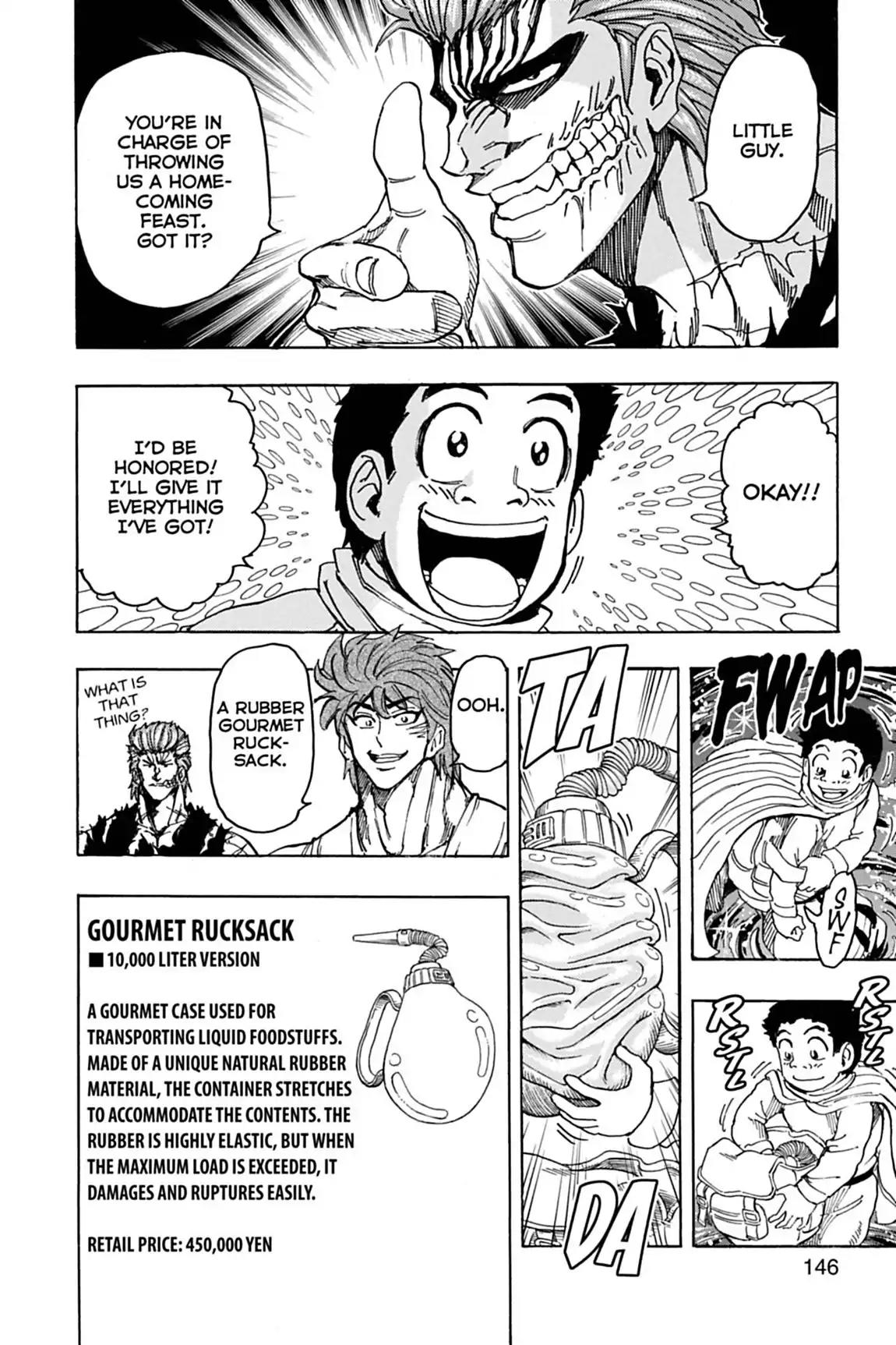 Toriko Chapter 142 page 8 - Chapter 142: Vol.16 Gourmet 142: Partnership Conditions!!