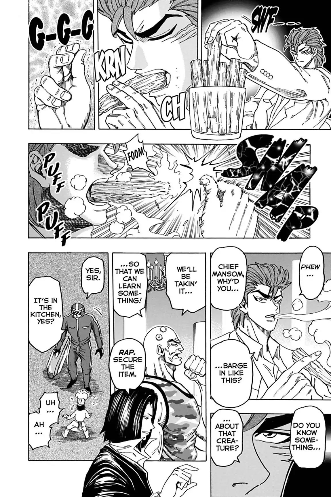Toriko Chapter 143 page 4 - Chapter 143: Vol.16 Gourmet 143: The Living Explosive!!