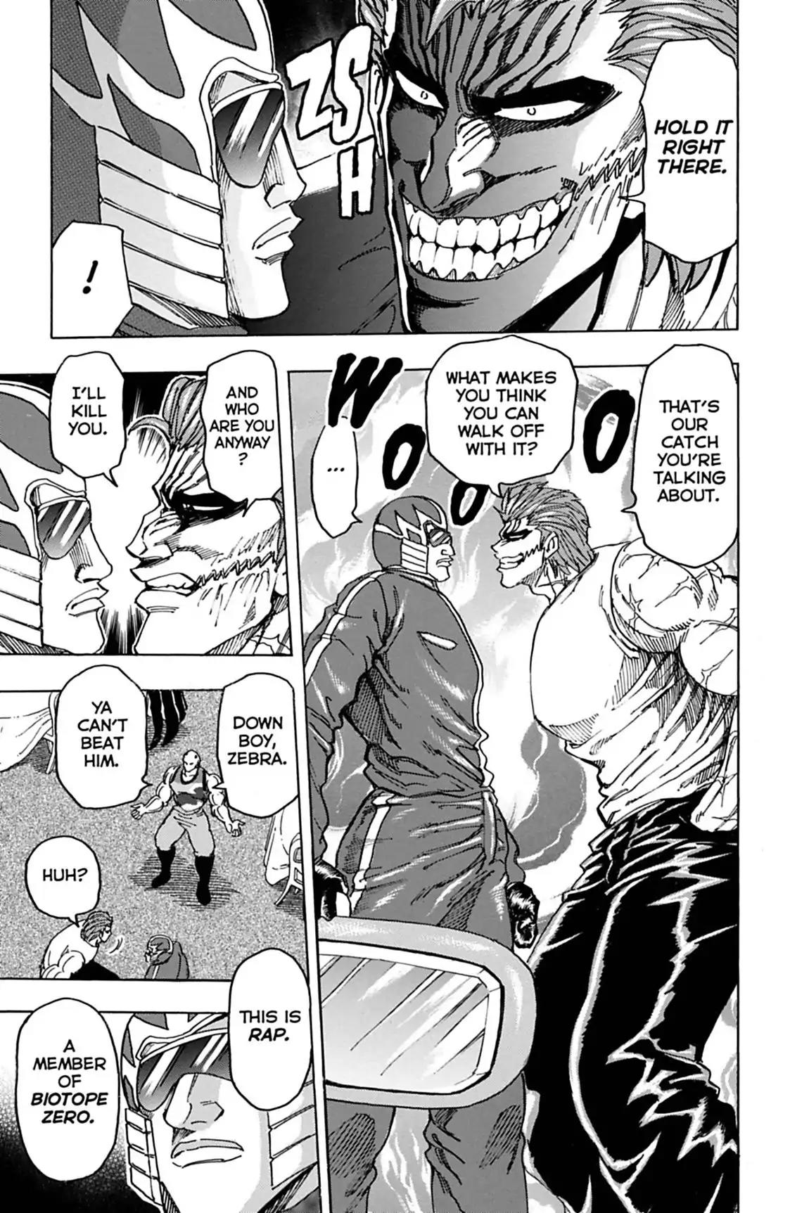 Toriko Chapter 143 page 5 - Chapter 143: Vol.16 Gourmet 143: The Living Explosive!!