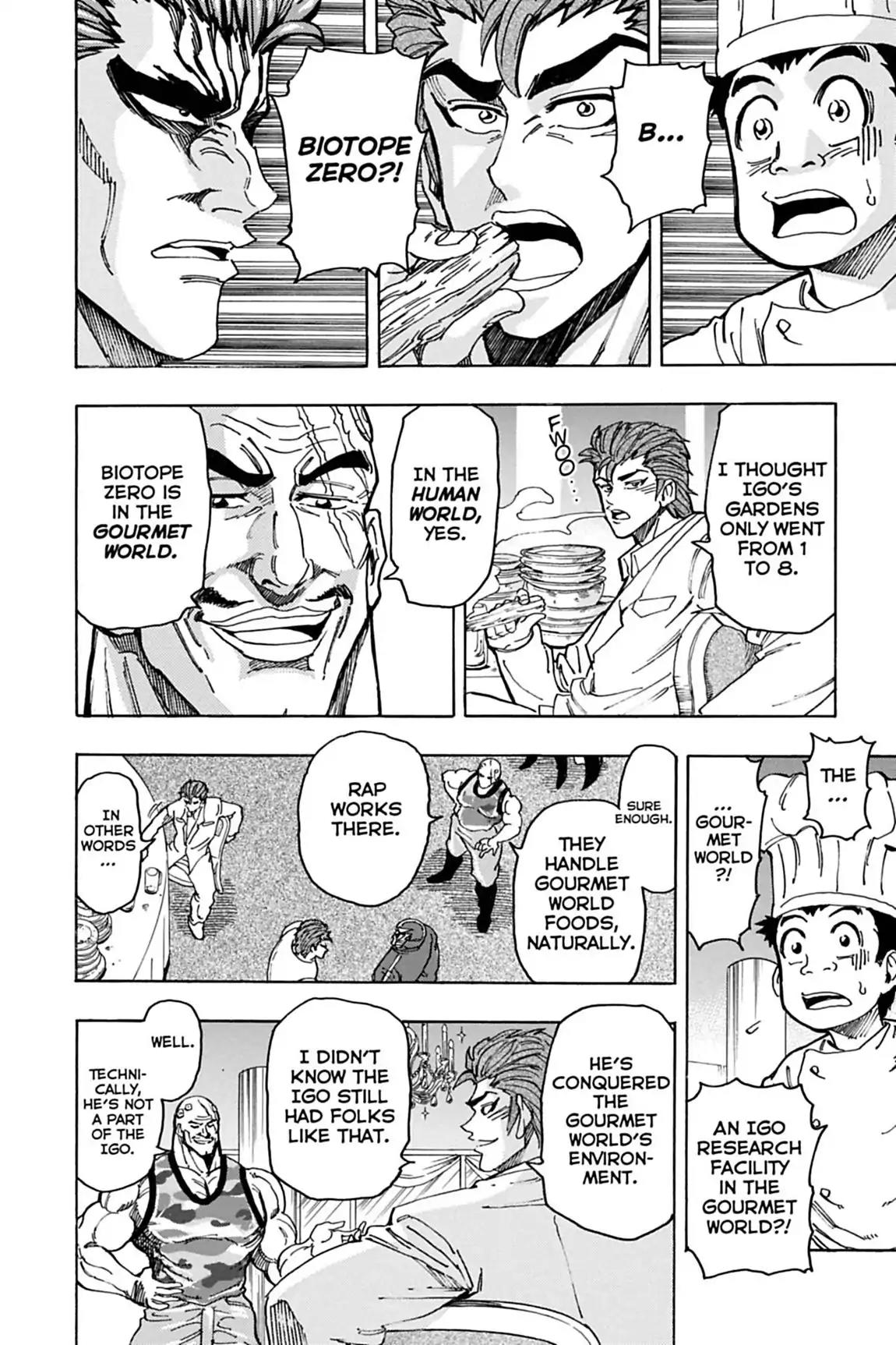 Toriko Chapter 143 page 6 - Chapter 143: Vol.16 Gourmet 143: The Living Explosive!!