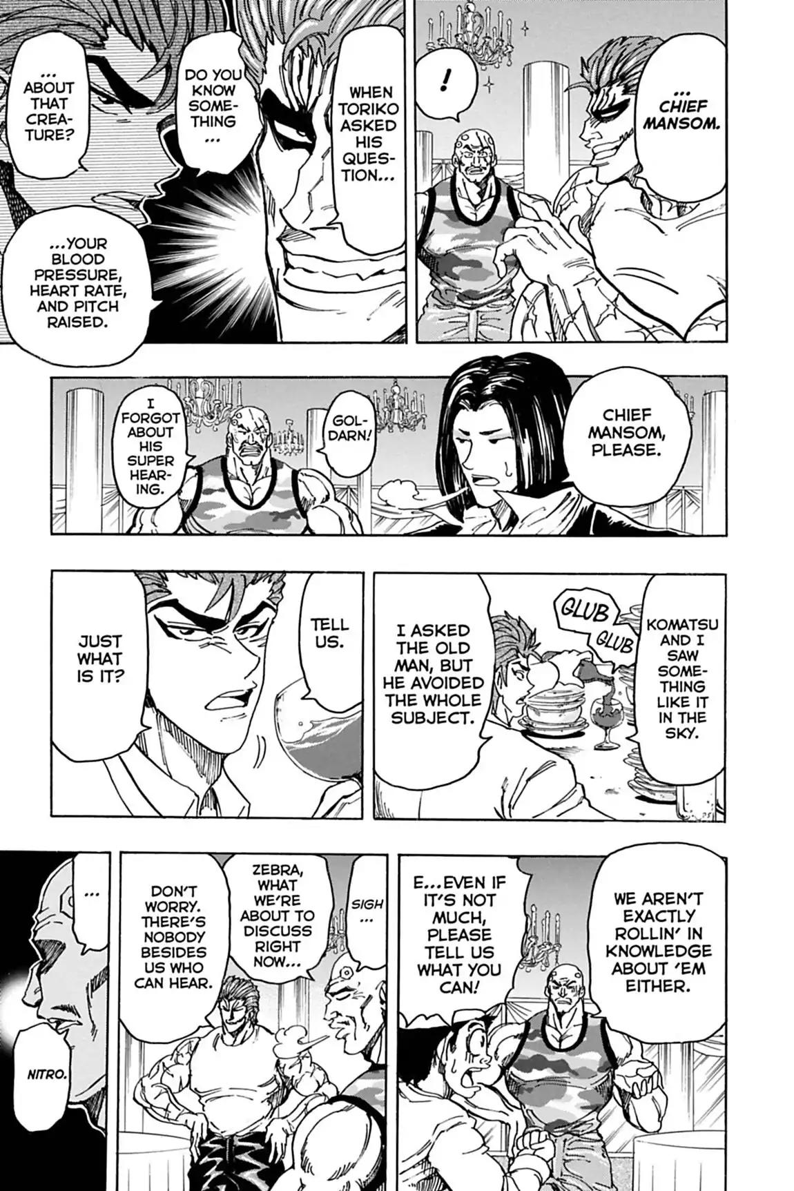 Toriko Chapter 143 page 9 - Chapter 143: Vol.16 Gourmet 143: The Living Explosive!!