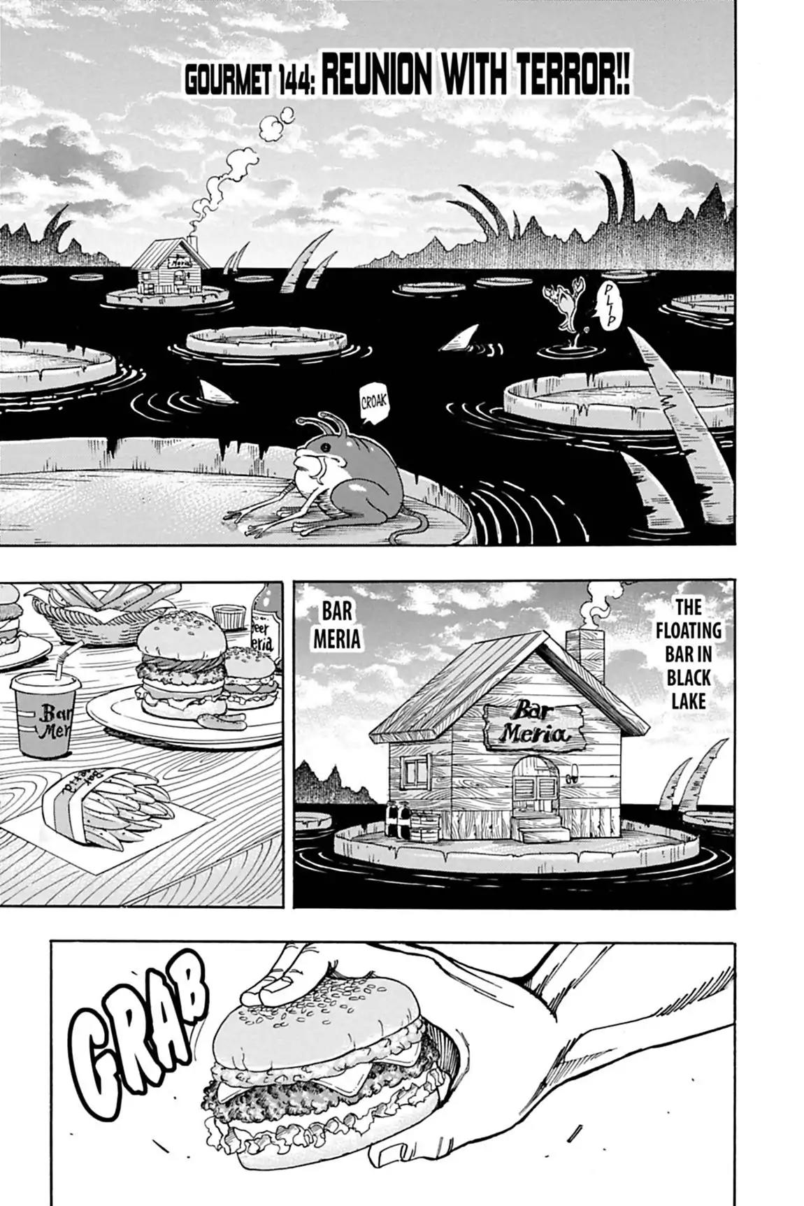 Toriko Chapter 144 page 1 - Chapter 144: Vol.16 Gourmet 144: Reunion with Terror!!