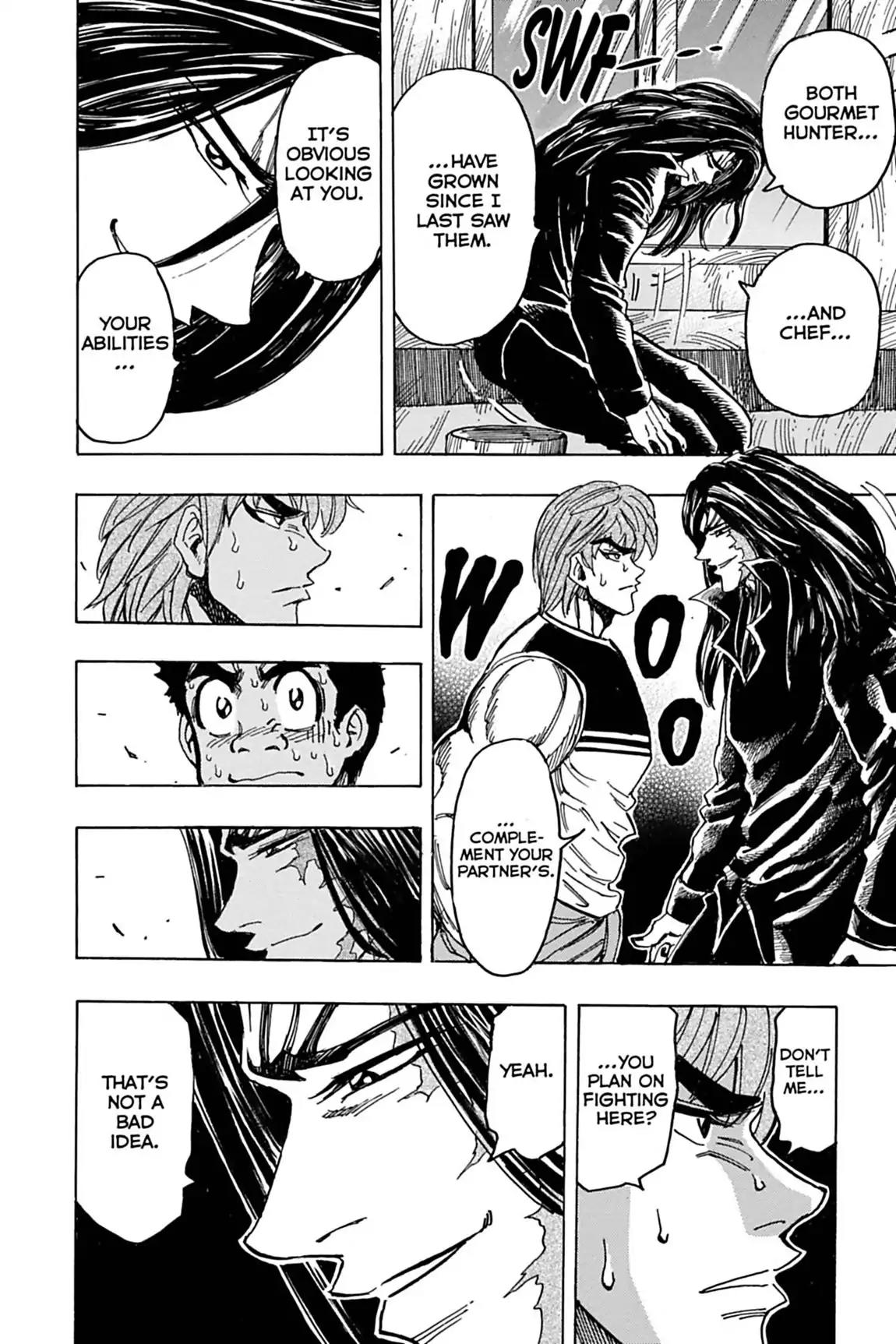 Toriko Chapter 144 page 16 - Chapter 144: Vol.16 Gourmet 144: Reunion with Terror!!