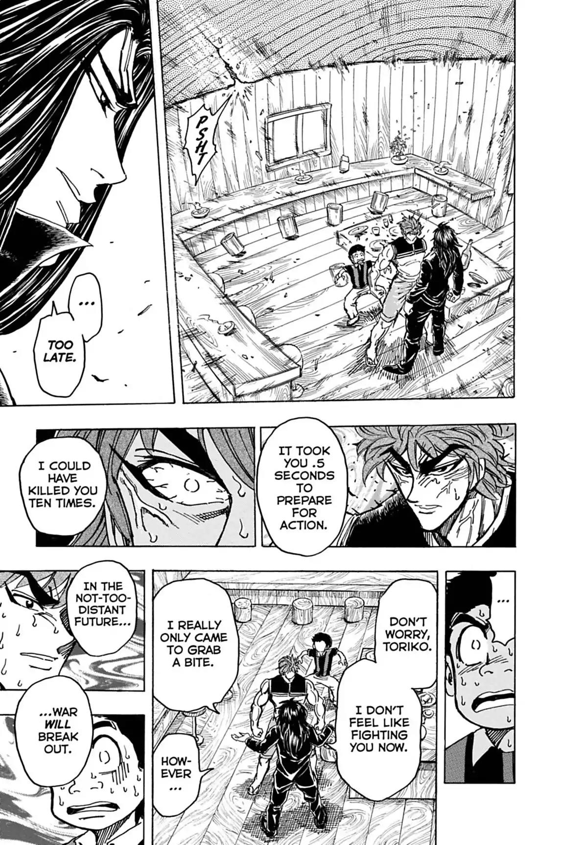 Toriko Chapter 144 page 17 - Chapter 144: Vol.16 Gourmet 144: Reunion with Terror!!