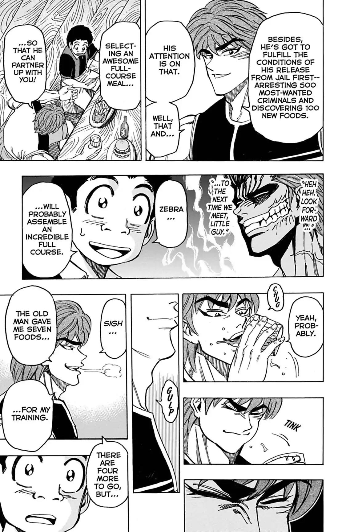 Toriko Chapter 144 page 7 - Chapter 144: Vol.16 Gourmet 144: Reunion with Terror!!