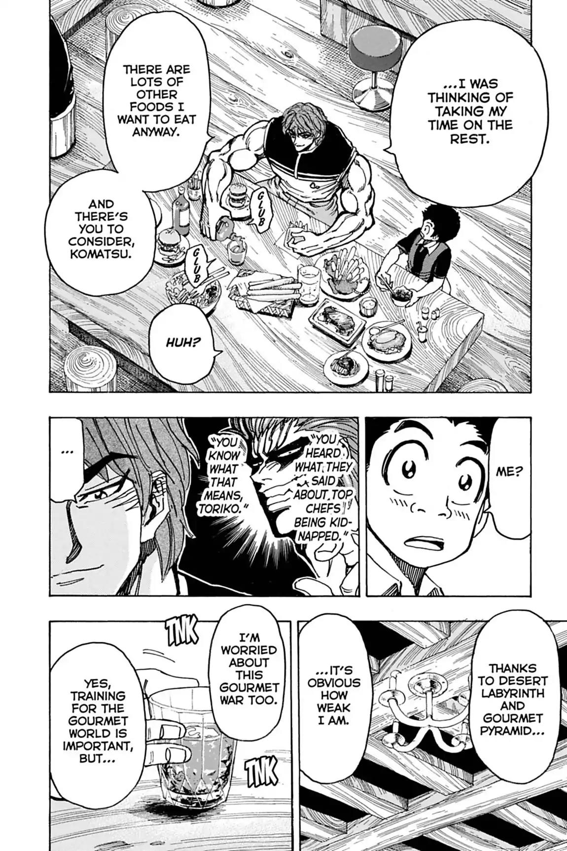 Toriko Chapter 144 page 8 - Chapter 144: Vol.16 Gourmet 144: Reunion with Terror!!