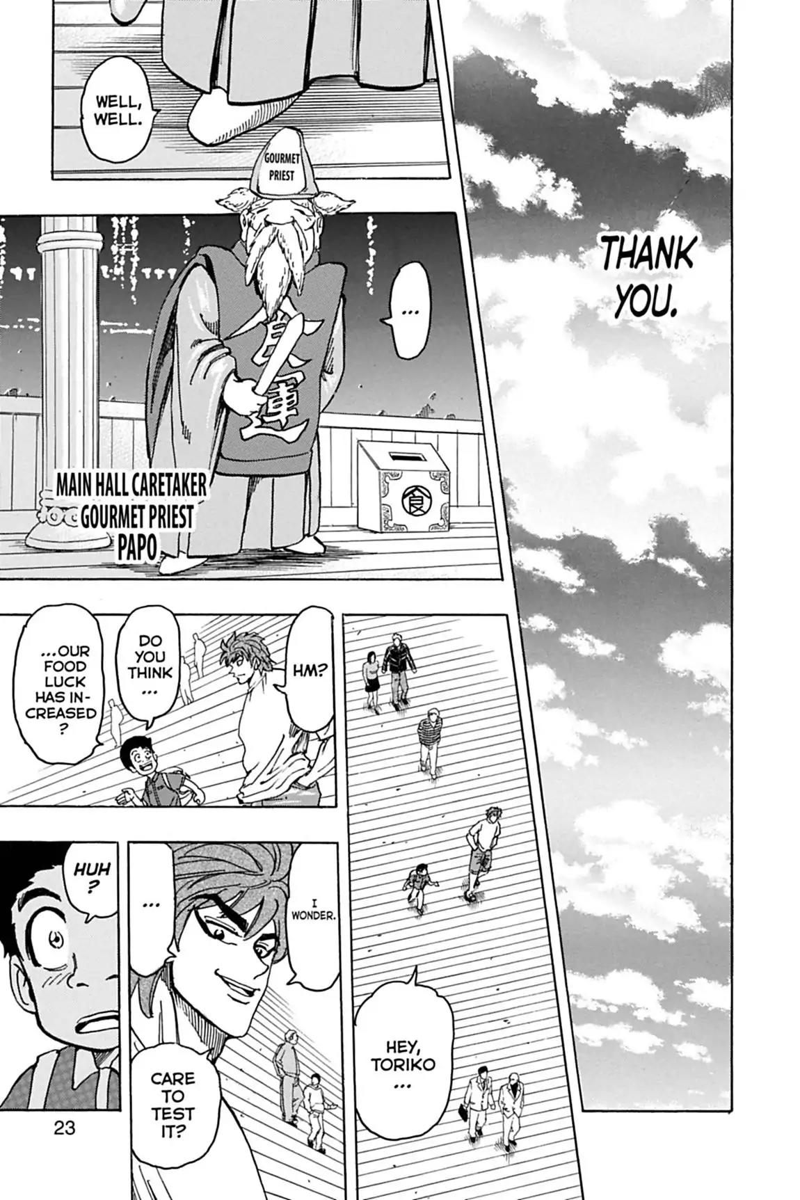 Toriko Chapter 145 page 22 - Chapter 145: Vol.17 Gourmet 145: Gourmet Shrine!!