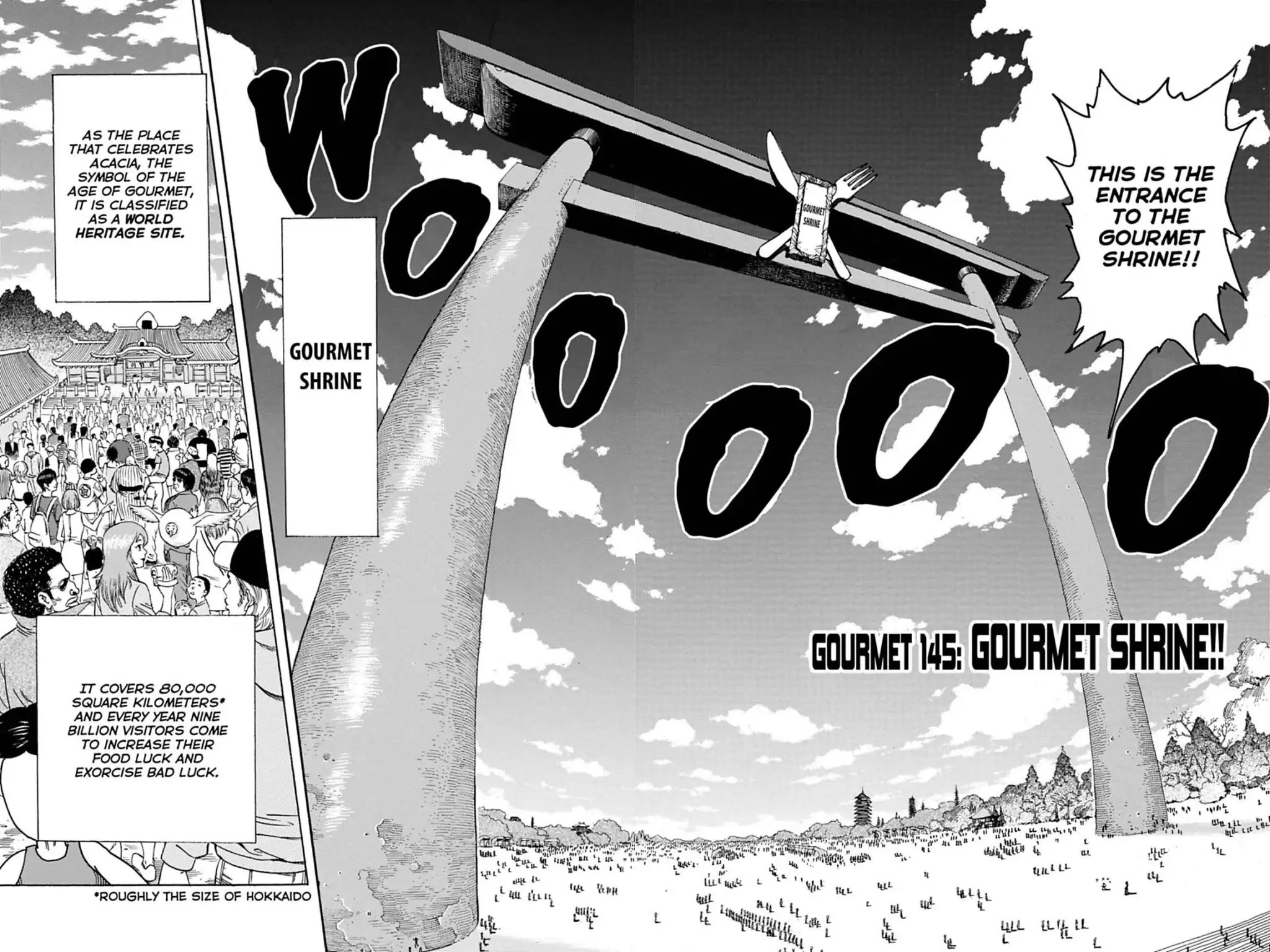 Toriko Chapter 145 page 8 - Chapter 145: Vol.17 Gourmet 145: Gourmet Shrine!!