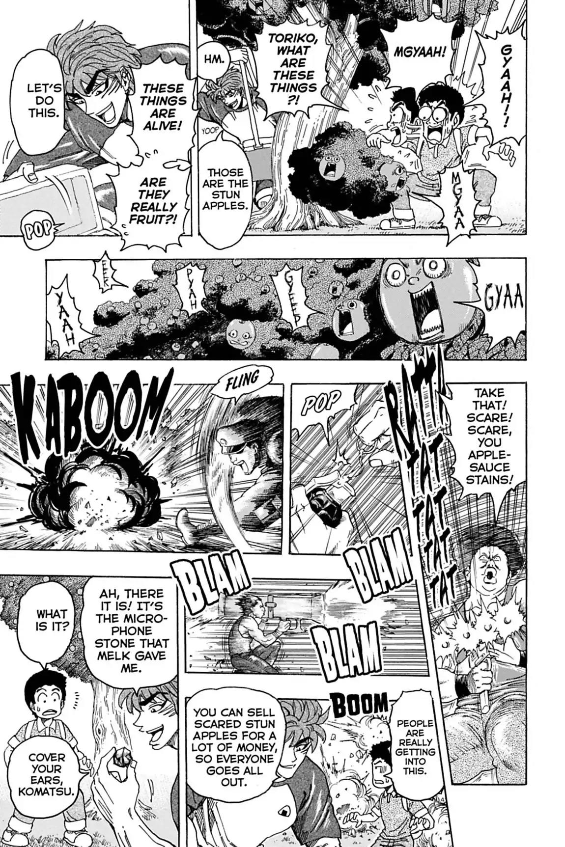 Toriko Chapter 146 page 10 - Chapter 146: Vol.17 Gourmet 146: Stun Apple!!