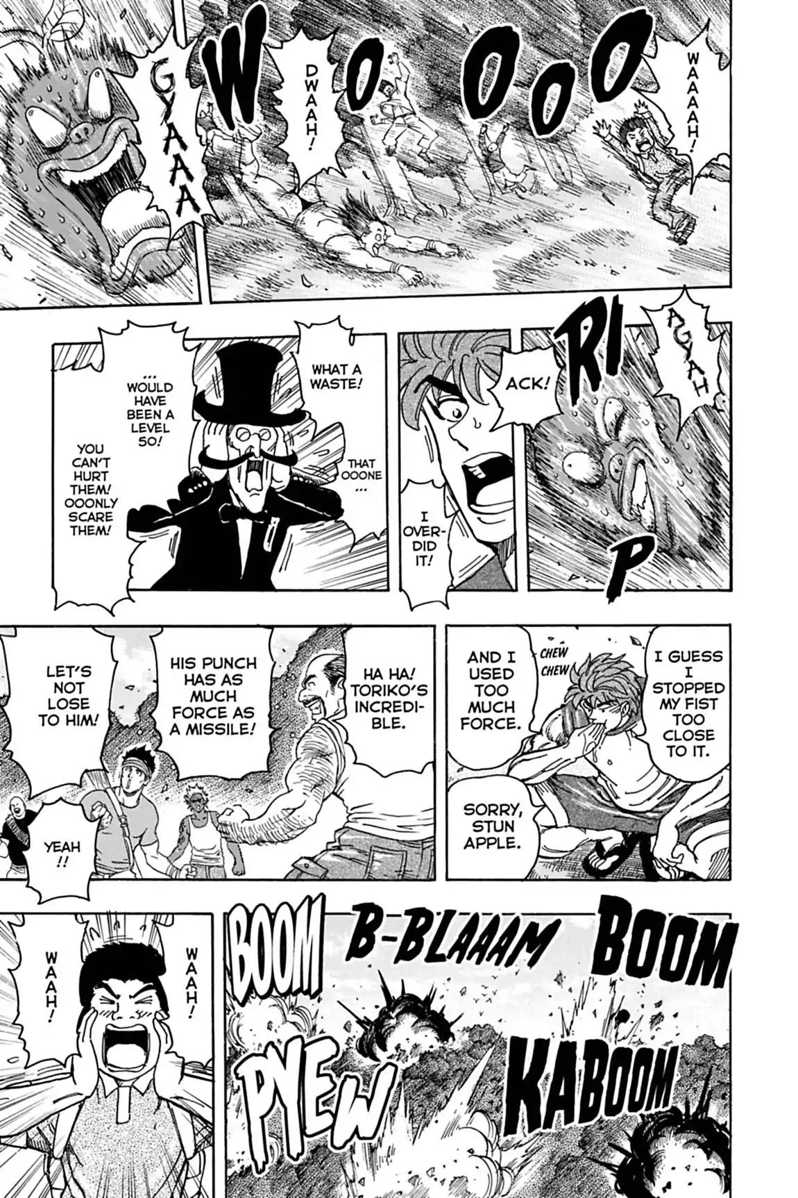 Toriko Chapter 146 page 16 - Chapter 146: Vol.17 Gourmet 146: Stun Apple!!