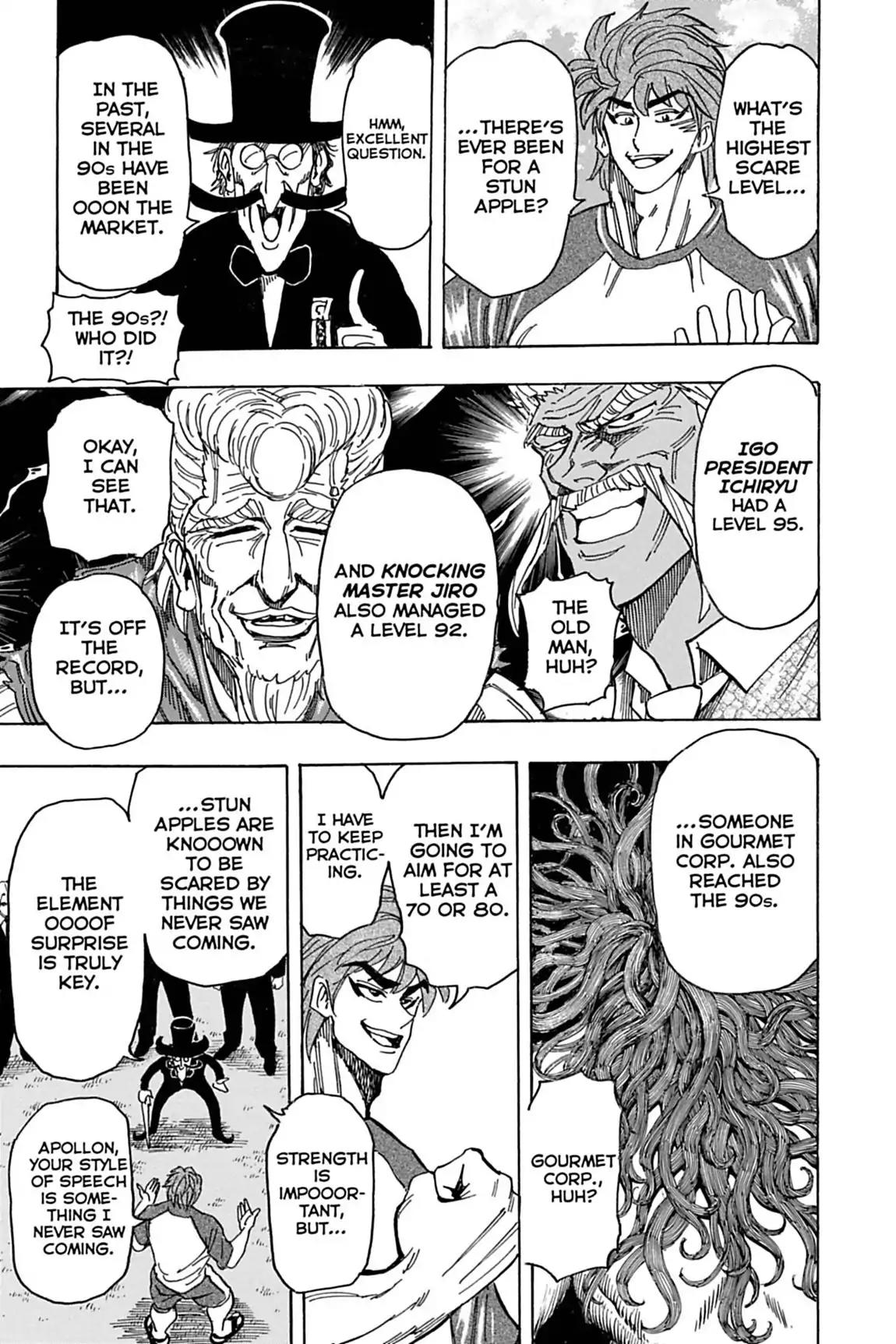 Toriko Chapter 146 page 18 - Chapter 146: Vol.17 Gourmet 146: Stun Apple!!