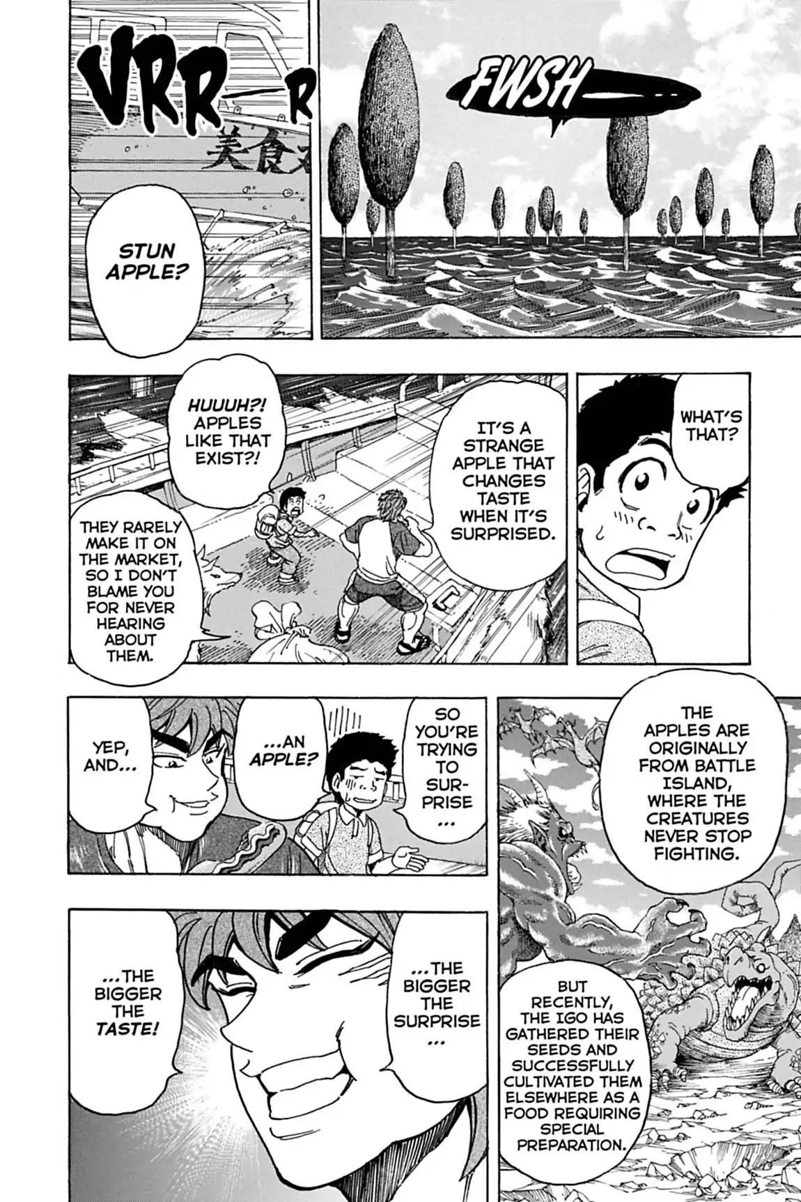 Toriko Chapter 146 page 5 - Chapter 146: Vol.17 Gourmet 146: Stun Apple!!