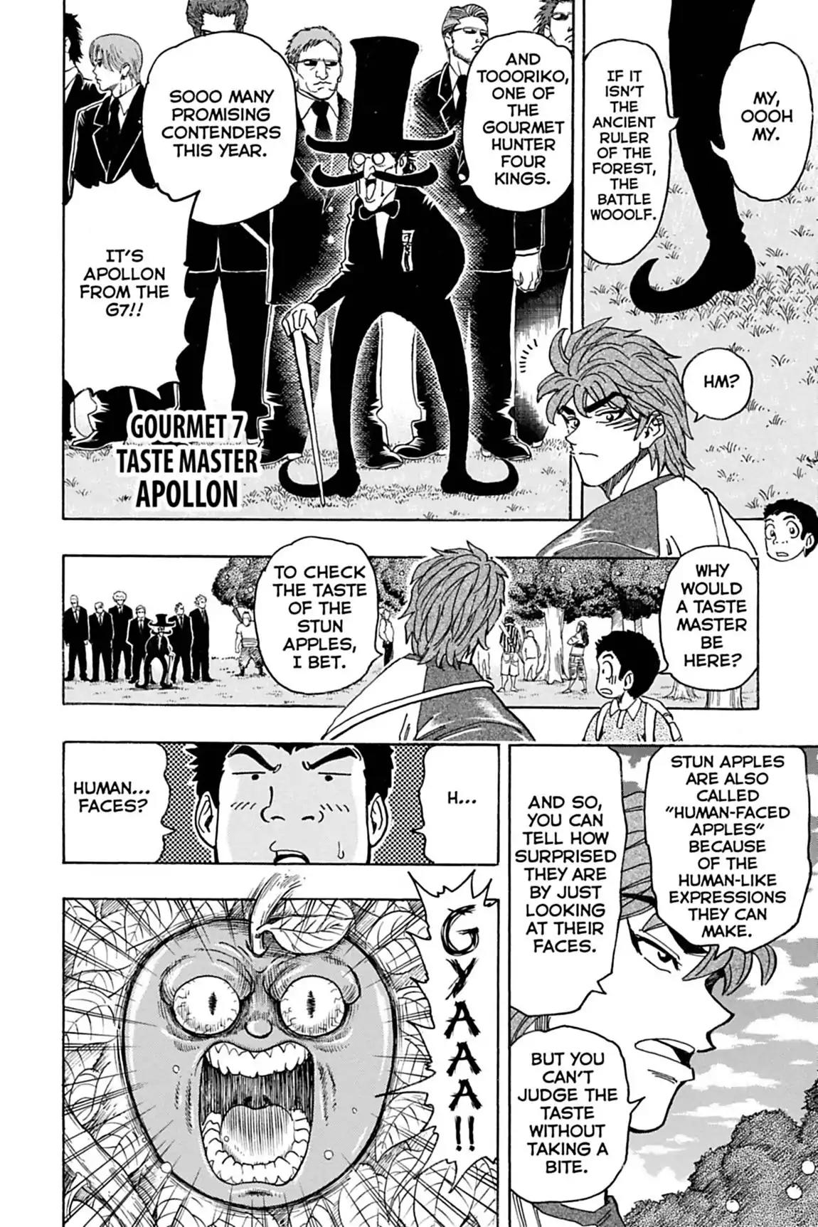 Toriko Chapter 146 page 9 - Chapter 146: Vol.17 Gourmet 146: Stun Apple!!