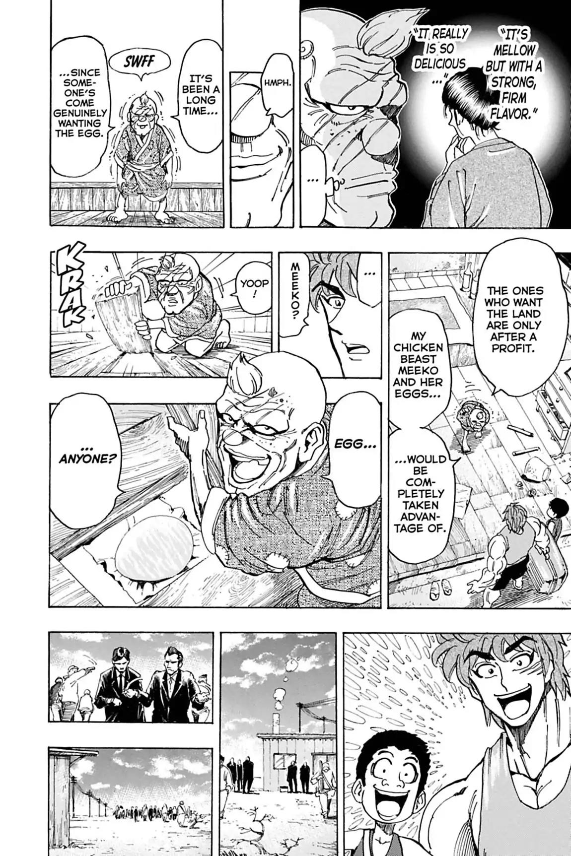Toriko Chapter 147 page 12 - Chapter 147: Vol.17 Gourmet 147: Chicken Beast Egg!!