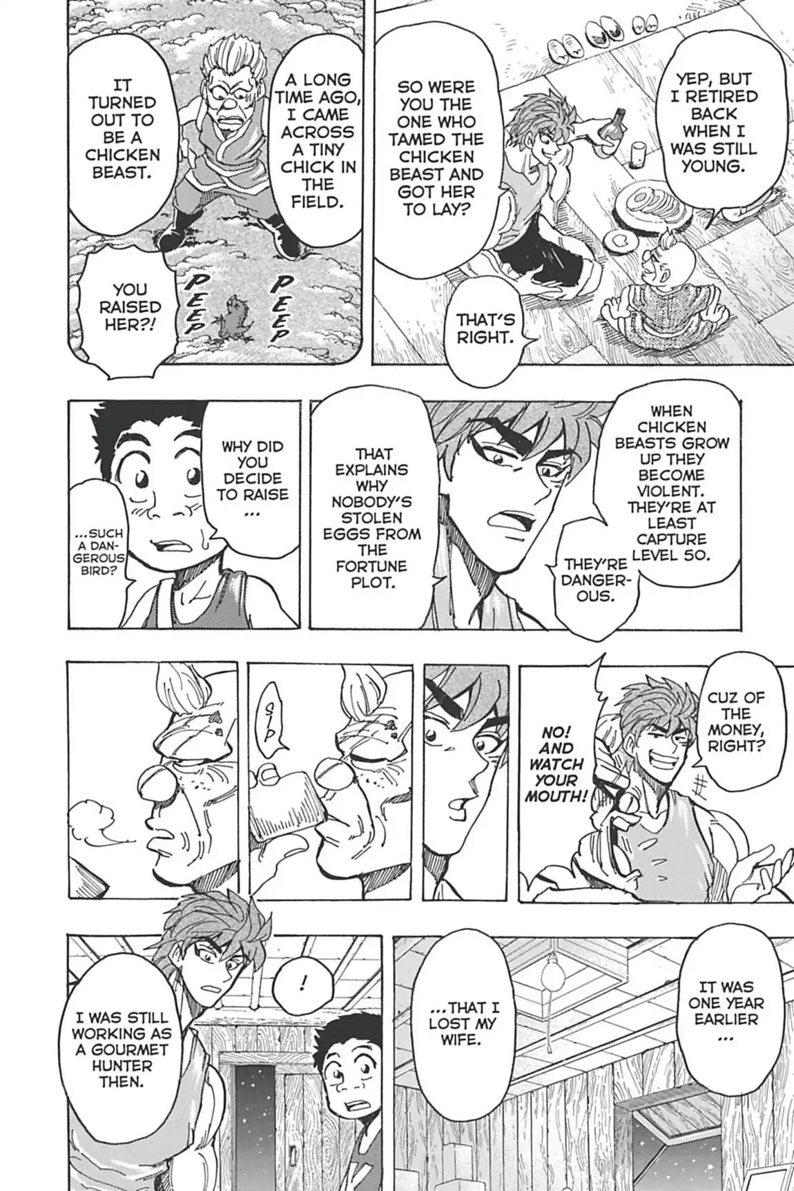 Toriko Chapter 147 page 14 - Chapter 147: Vol.17 Gourmet 147: Chicken Beast Egg!!